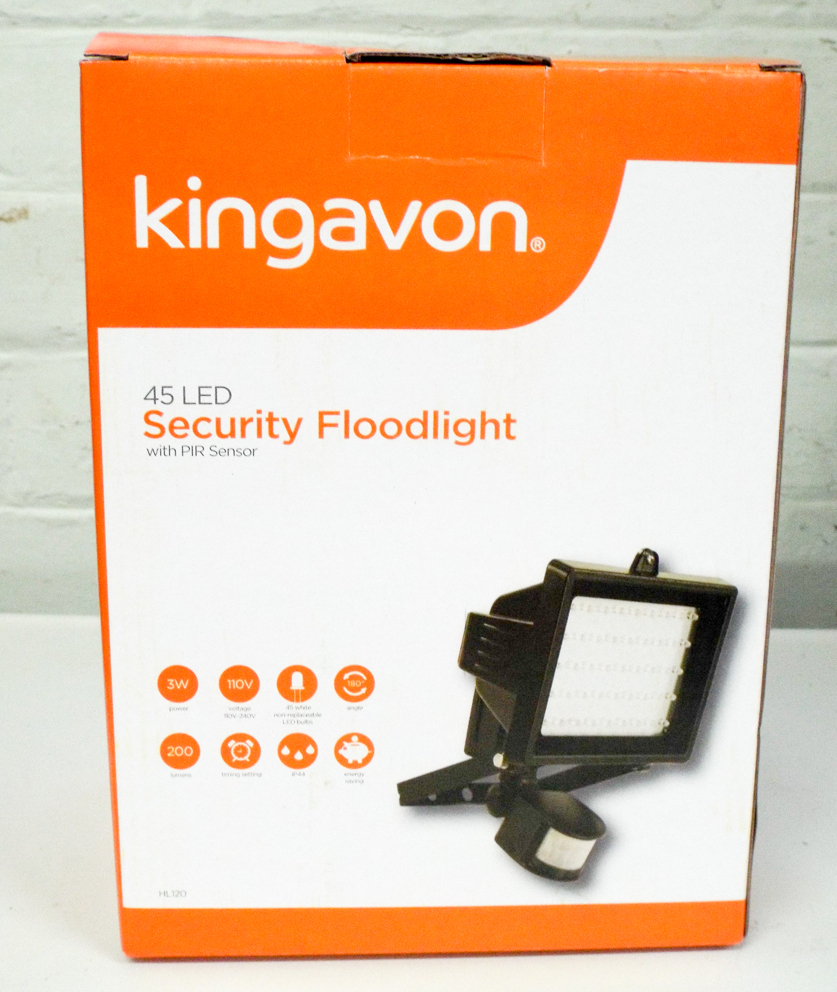 New 45 LED security floodlight with motion sensor