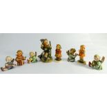 Collection of eight Hummel figurines