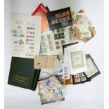 Stamp album and assorted stamps