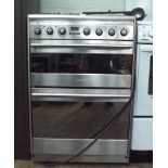 Smeg four ring gas cooker in stainless steel case in very good condition