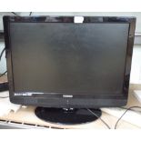 A Technika 22" LCD television with Freeview etc and integrated DVD box