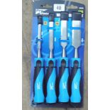 A new 4 piece wood chisel set