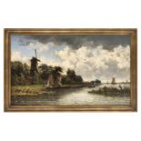 Vogel, Cornelis Johannes de. 1824 - 1879 Dordrecht. Ansicht auf den Kralingse Plas(Gewässer bei