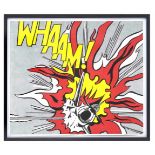 Liechtenstein, Roy. 1923 - New York - 1997. "WHAAM!" (2 Bll.). Farboffset. Hrsg. The TateGallery,