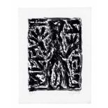 Penck, A.R. (eig. Ralf Winkler). 1939 Dresden - 2017 Zürich. O.T. Lithographie. Signiertu. re. a.r.