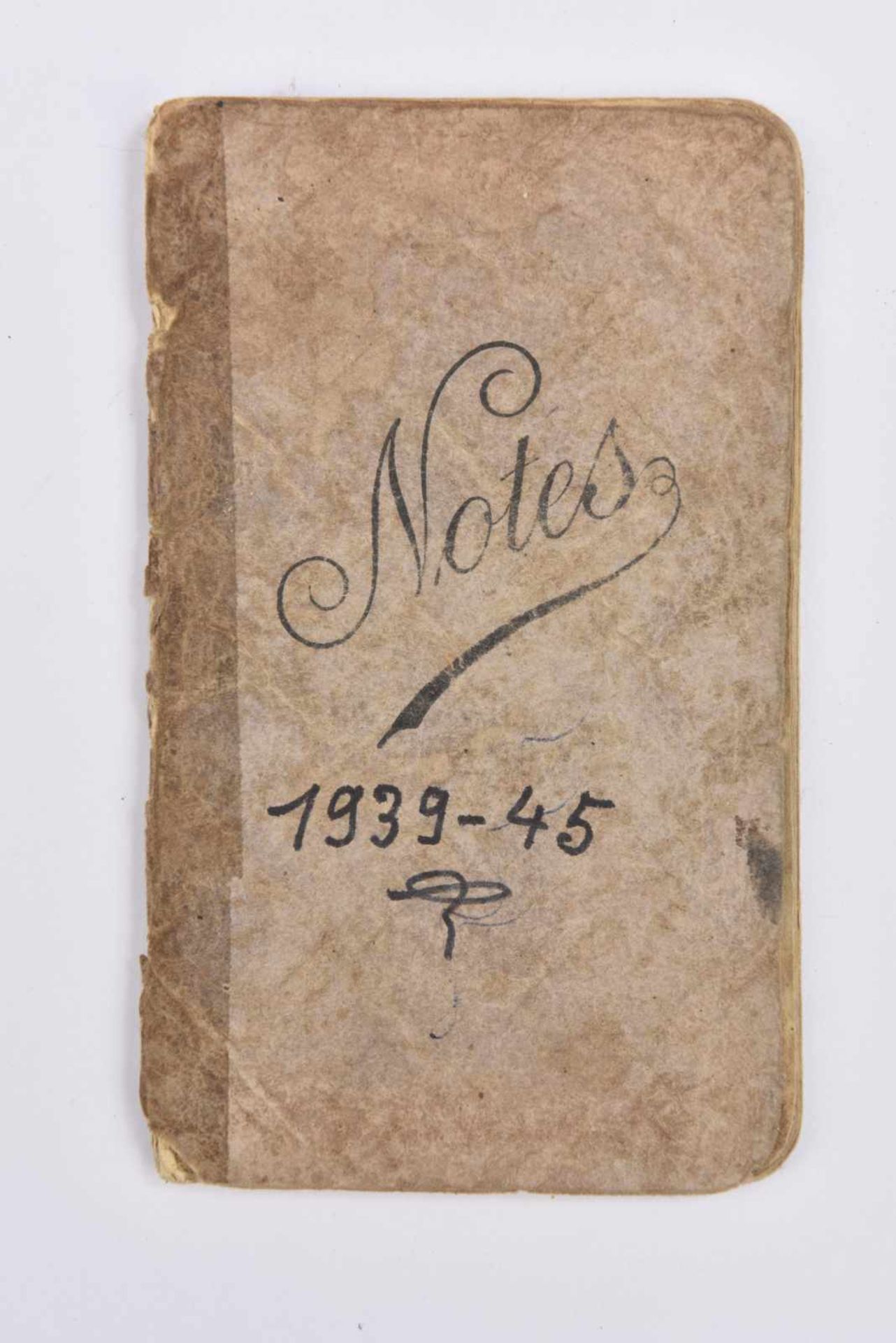 Carnet de notes manuscrit dun soldat français arrivé à la caserne de St Lô le 4 septembre 1939,