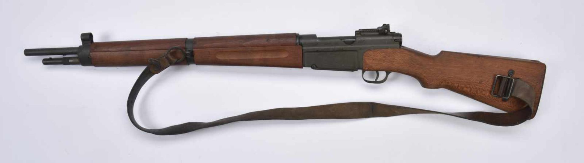 Fusil MAS 36. Crosse en bois. Boîtier marqué « MAS Mle 1936 ». Numéro « M31243 ». Bretelle en - Bild 4 aus 4