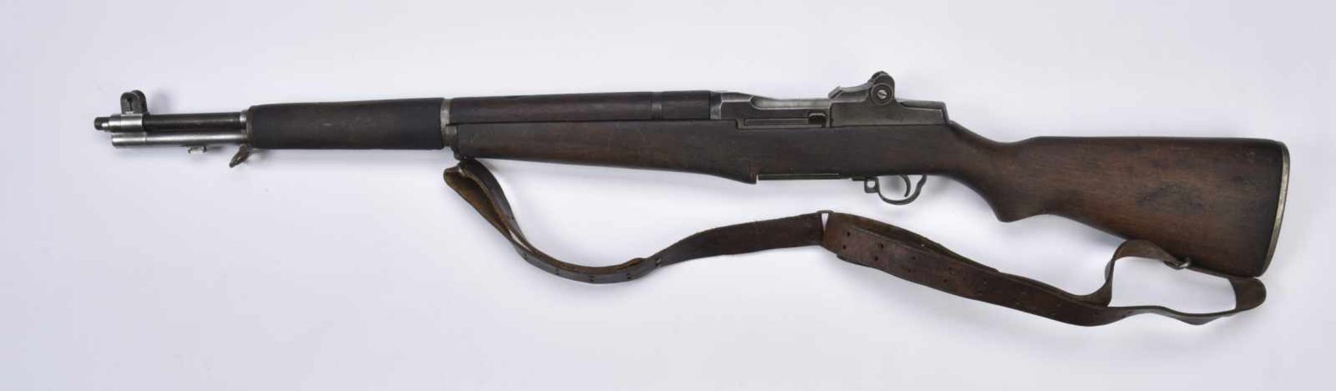 Fusil Garand calibre 30M1, fabrication « Springfield Armory », numéro « 2496224 ». Crosse en bois et - Bild 2 aus 4