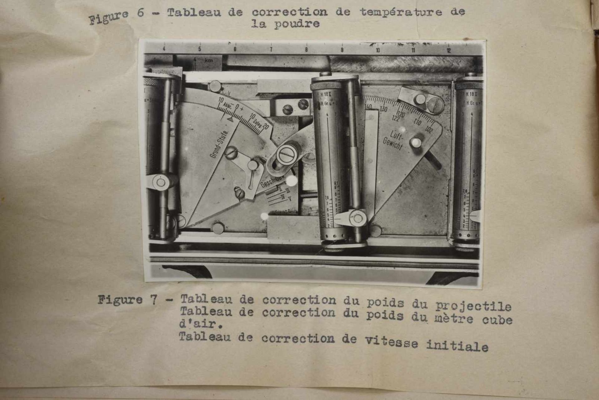 Table de tir 34. Boîte en métal argenté, poignée en métal, marquages en rouge sur le couvercle « Art - Bild 2 aus 4