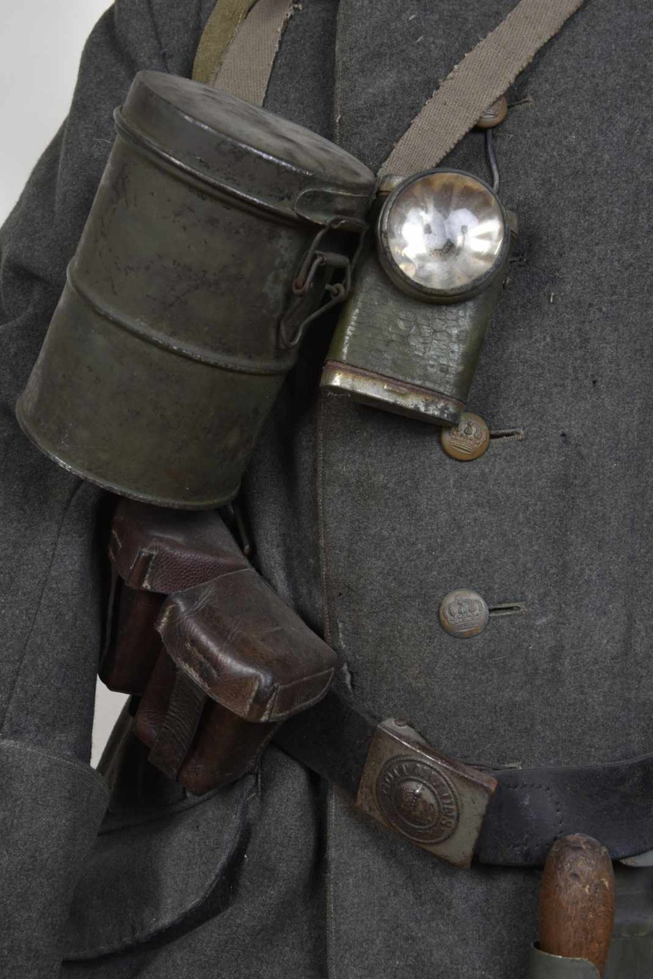 Reproduction muséale d'un soldat allemand de la première guerre mondiale Comprenant un mannequin - Image 3 of 4