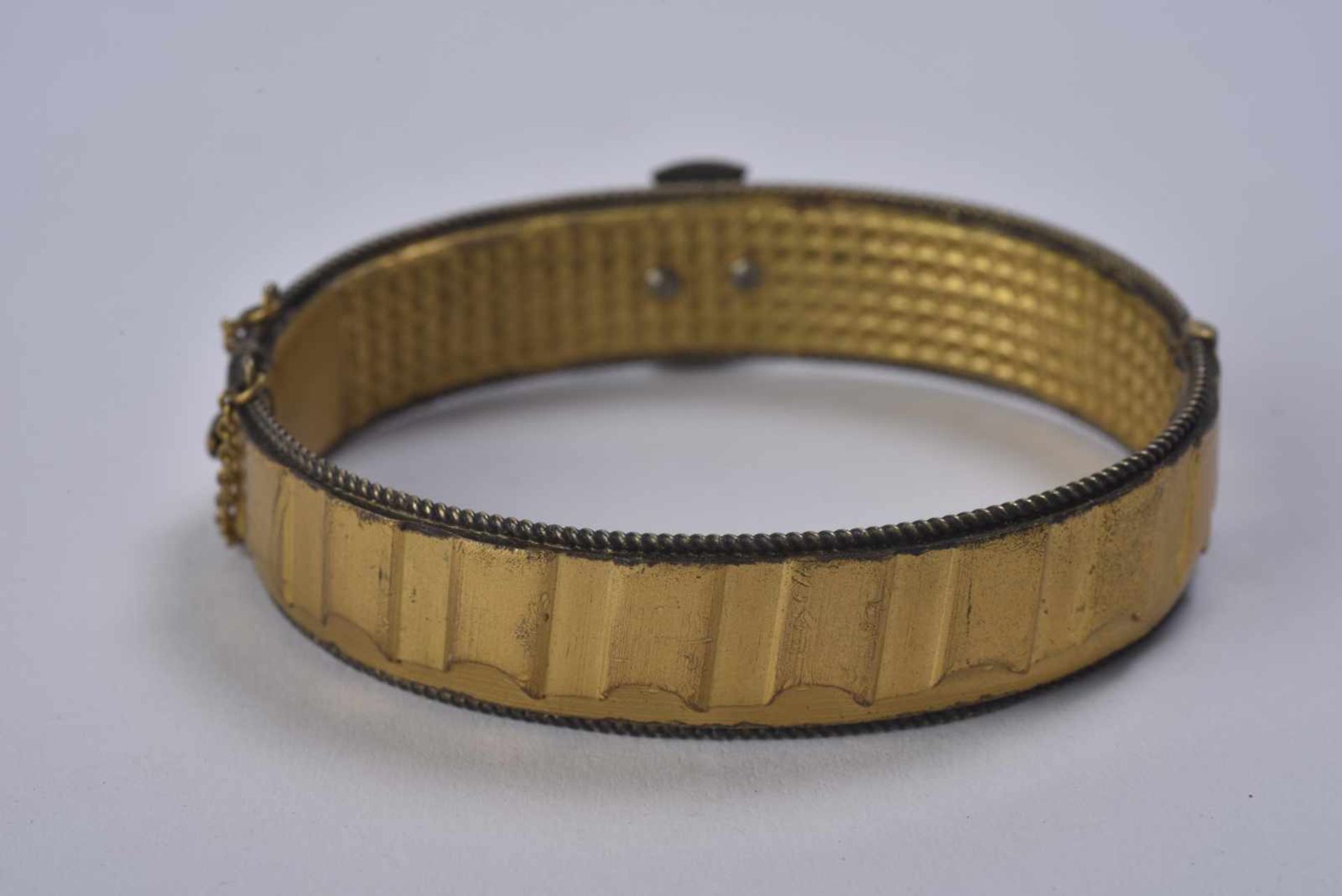 Bracelet pour femme d'ancien combattant allemand avec une croix de fer en émail à la devise "Gott - Bild 3 aus 3