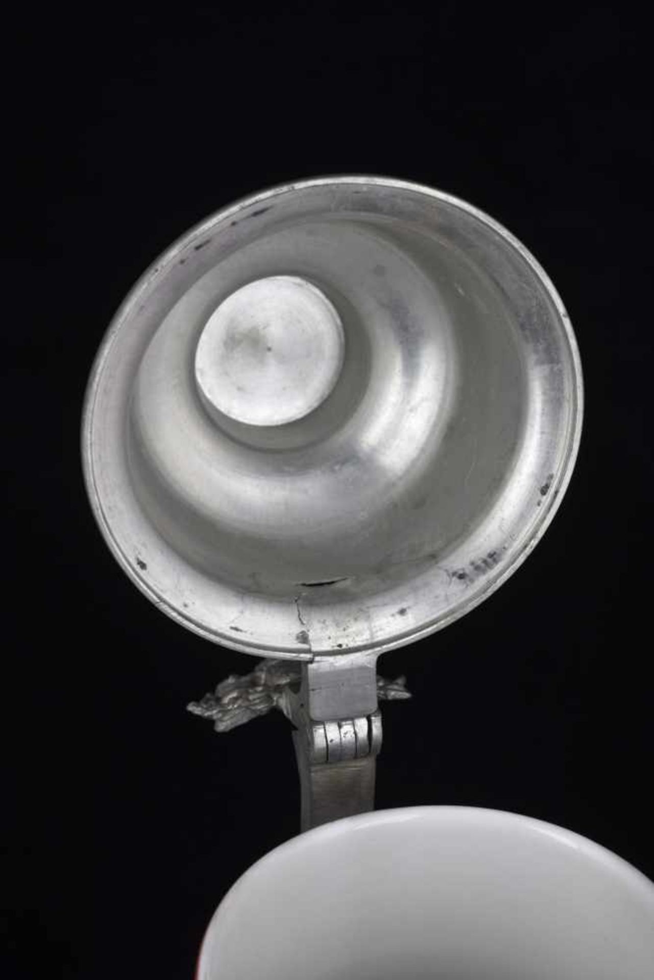 Chope de réserviste de l'Infanterie Chope en porcelaine d'un demi-litre attribuée à : Inf. Regt. - Image 4 of 4