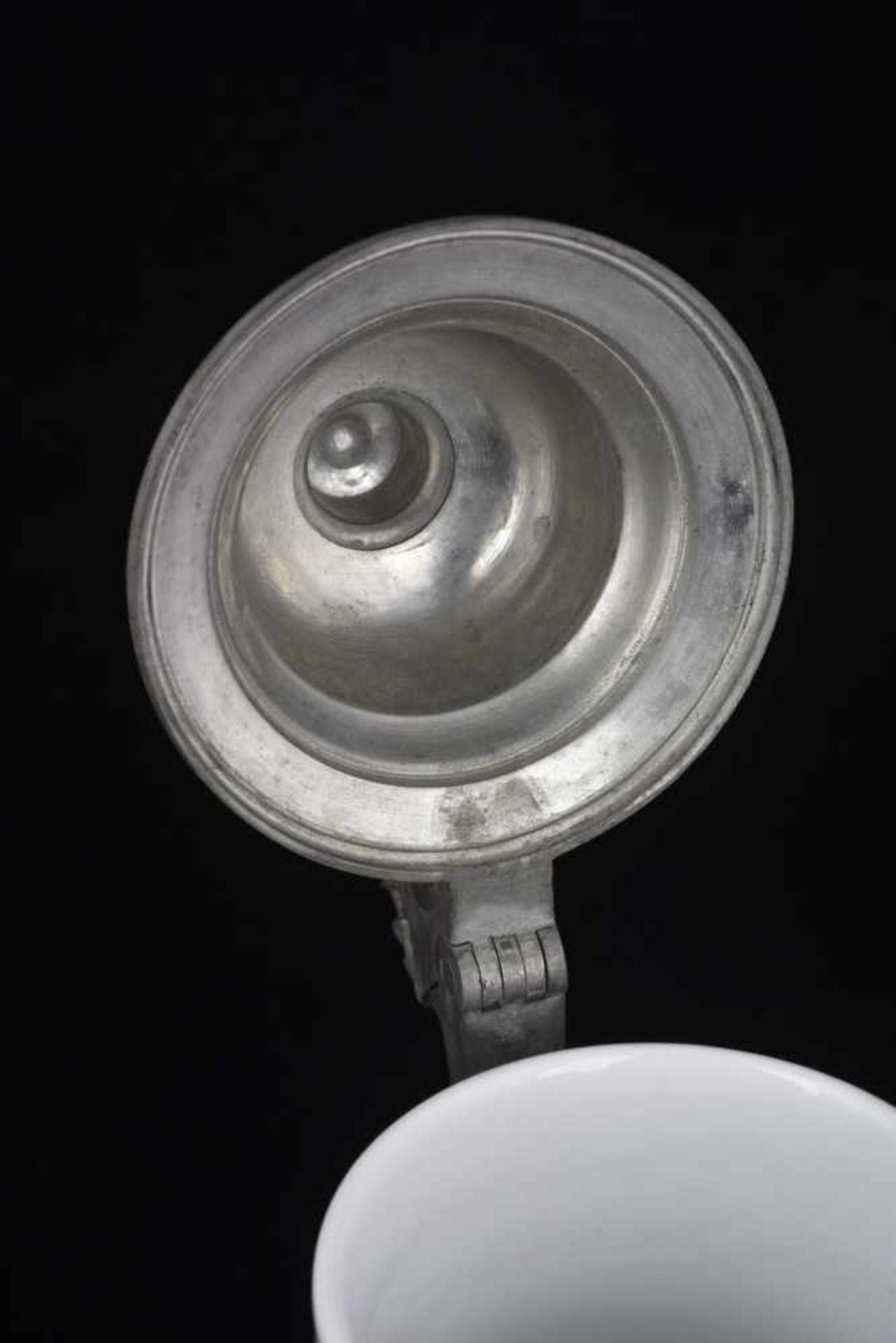 Chope de réserviste de l'Infanterie. Chope en porcelaine d'un demi-litre attribuée à : Kgl.10 Inftr. - Bild 4 aus 4