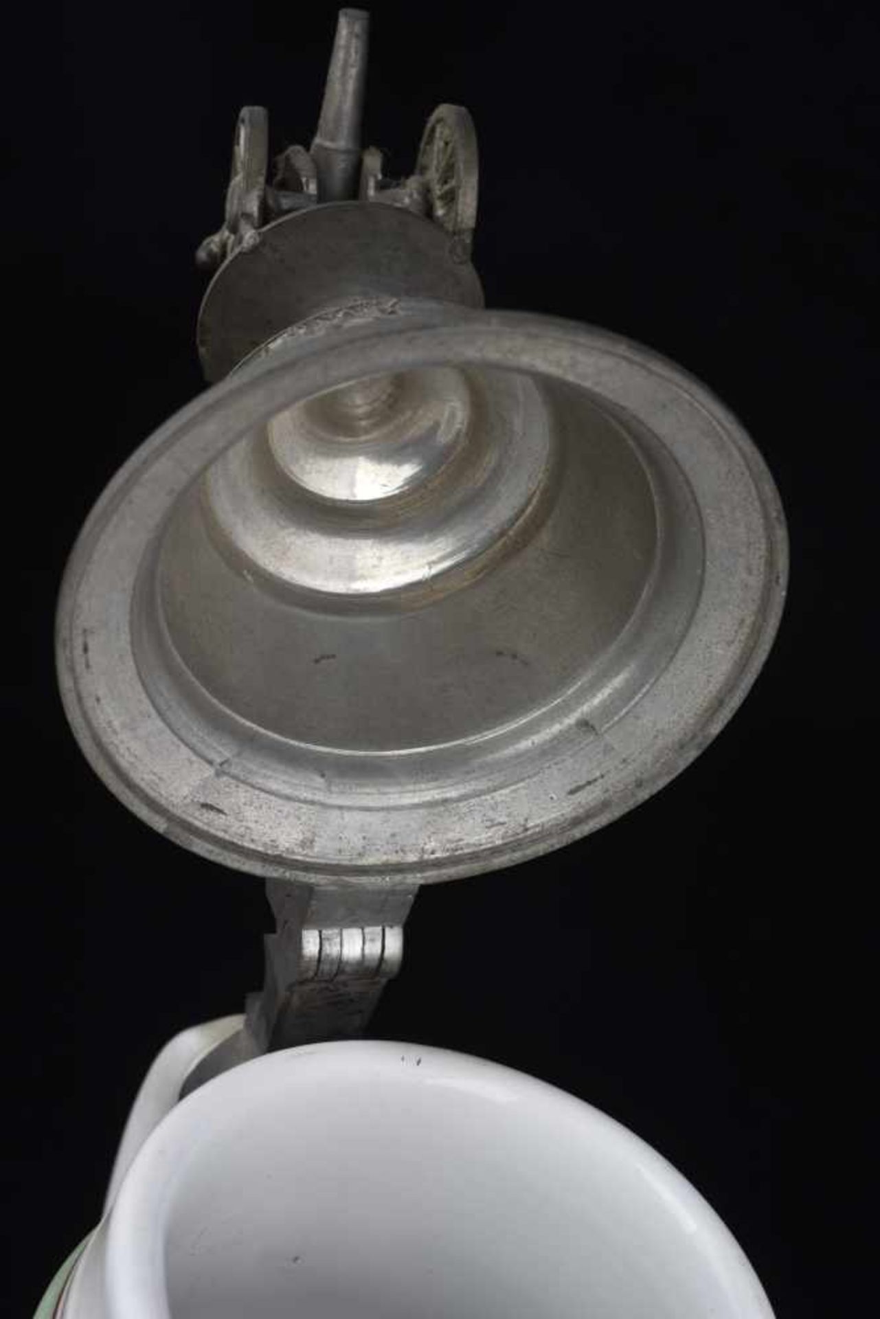 Chope de réserviste de l'Artillerie de Dresde Chope en porcelaine d'un demi-litre attribuée à : 6 - Bild 4 aus 4