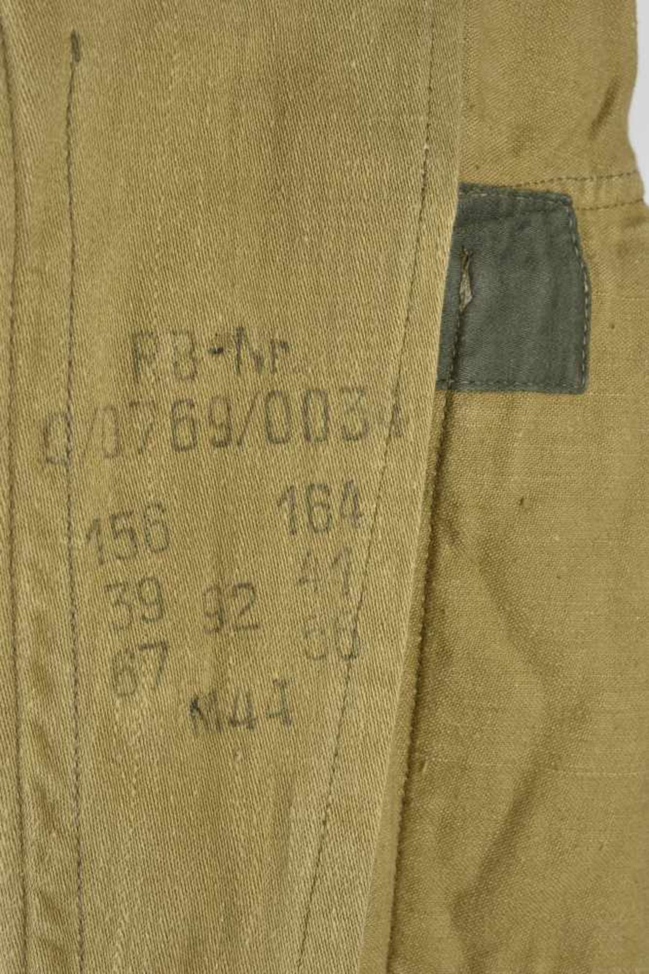 Veste tropical de la Waffen SSVareuse en tissu coton sable, tous les boutons sont présents. - Bild 3 aus 4