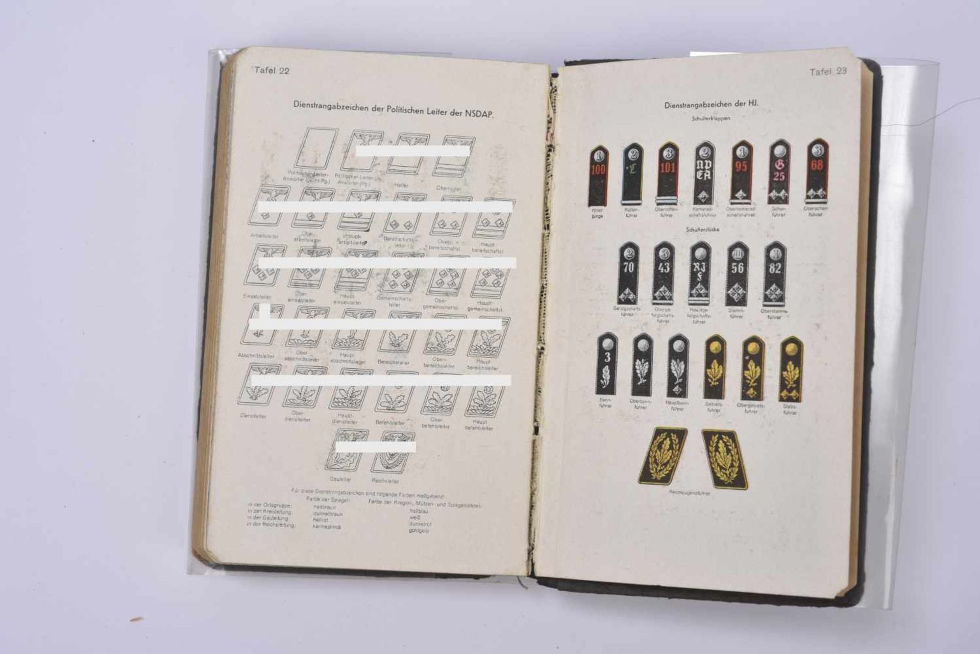 Agenda de la Waffen SS pour l'année 1943Complet, runes SS sur la couverture, toutes les pages sont - Bild 2 aus 4