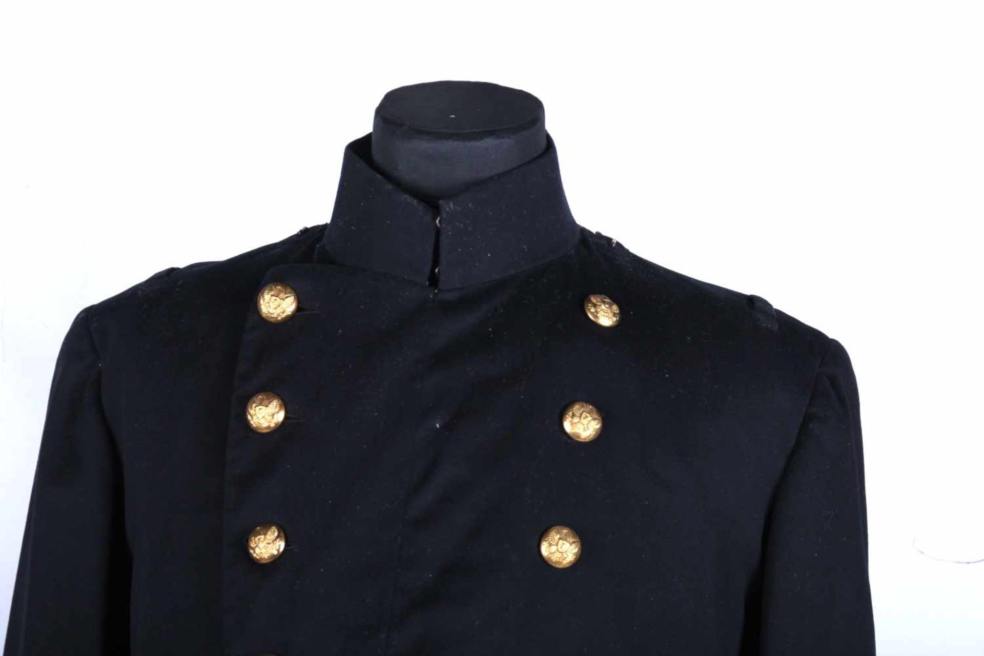 Manteau d'officier d'infanterie Guerre de Sécession Modèle 1890, en gabardine noire, tous les - Bild 2 aus 4