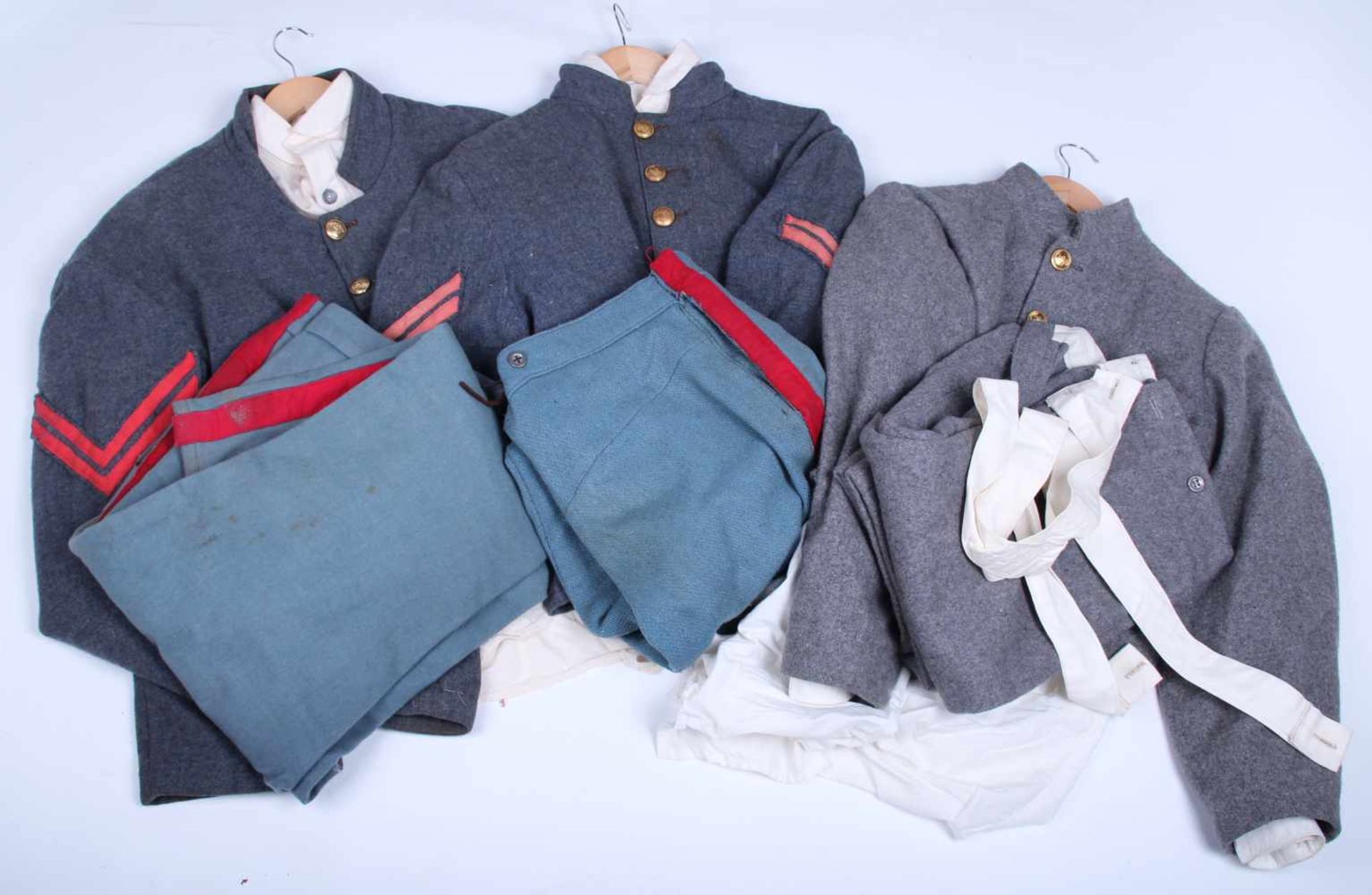 Ensemble de reproduction d'uniformes complet de la guerre de Sécession pour le théâtreComprenant