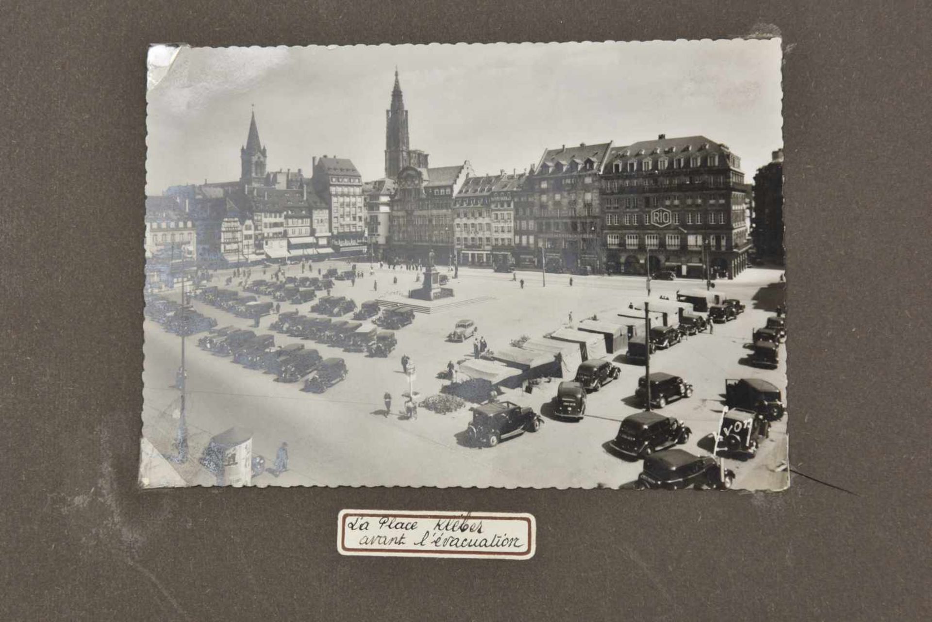 Strasbourg pendant la drôle de guerre Album photos (69 clichés et deux cartes postales) concernant - Bild 4 aus 11