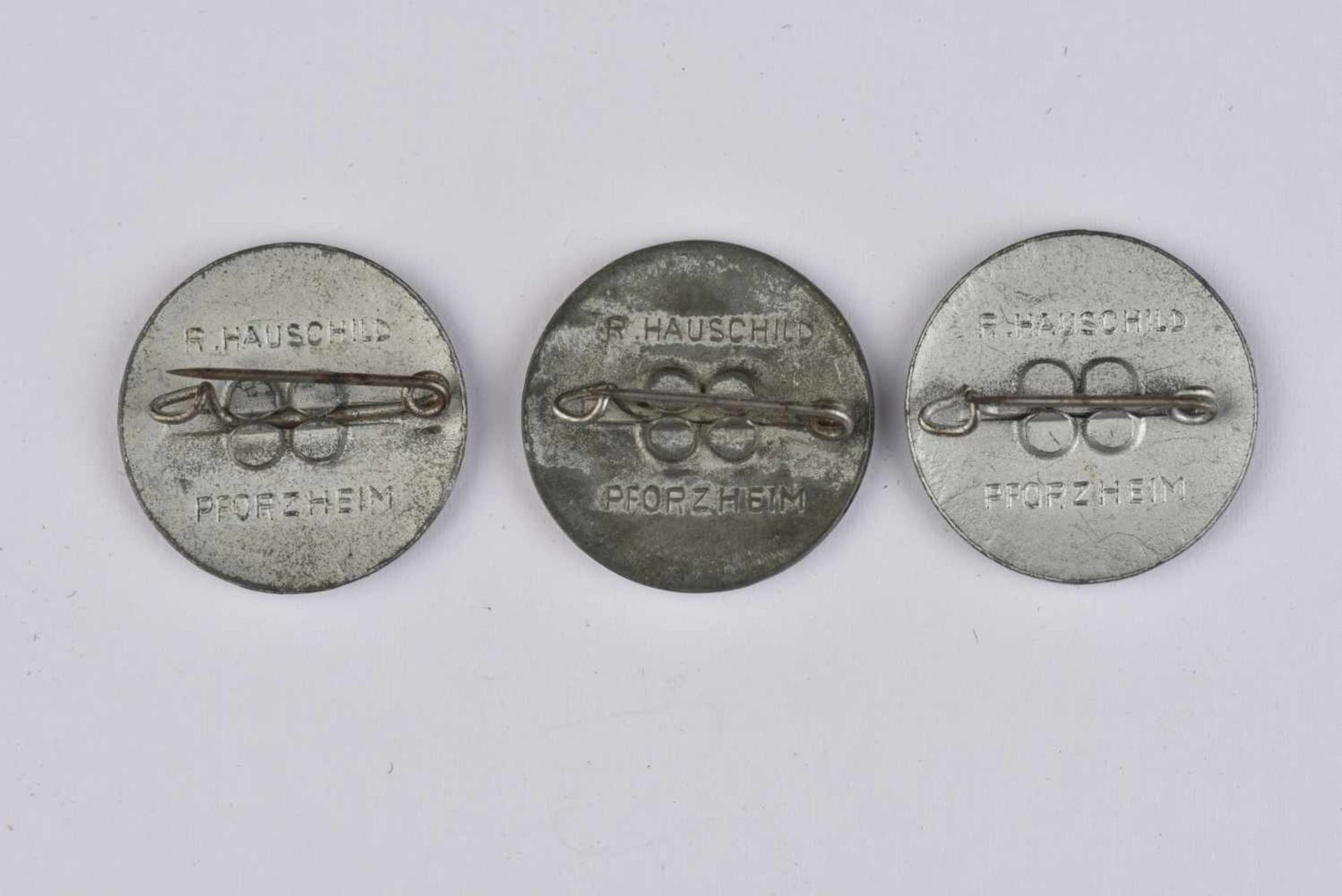 Insignes Elsass Opfering En métal, complet avec leurs attaches, fabrication R Hauschild - Bild 2 aus 2
