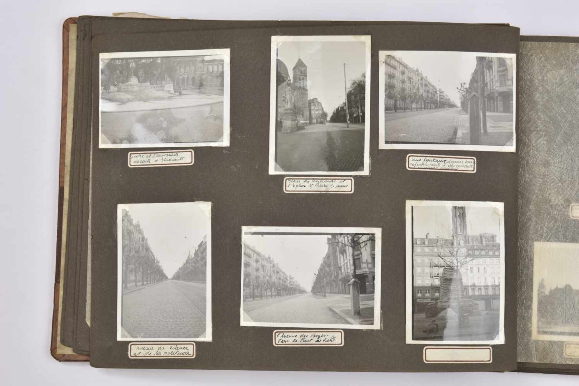 Strasbourg pendant la drôle de guerre Album photos (69 clichés et deux cartes postales) concernant - Bild 8 aus 11