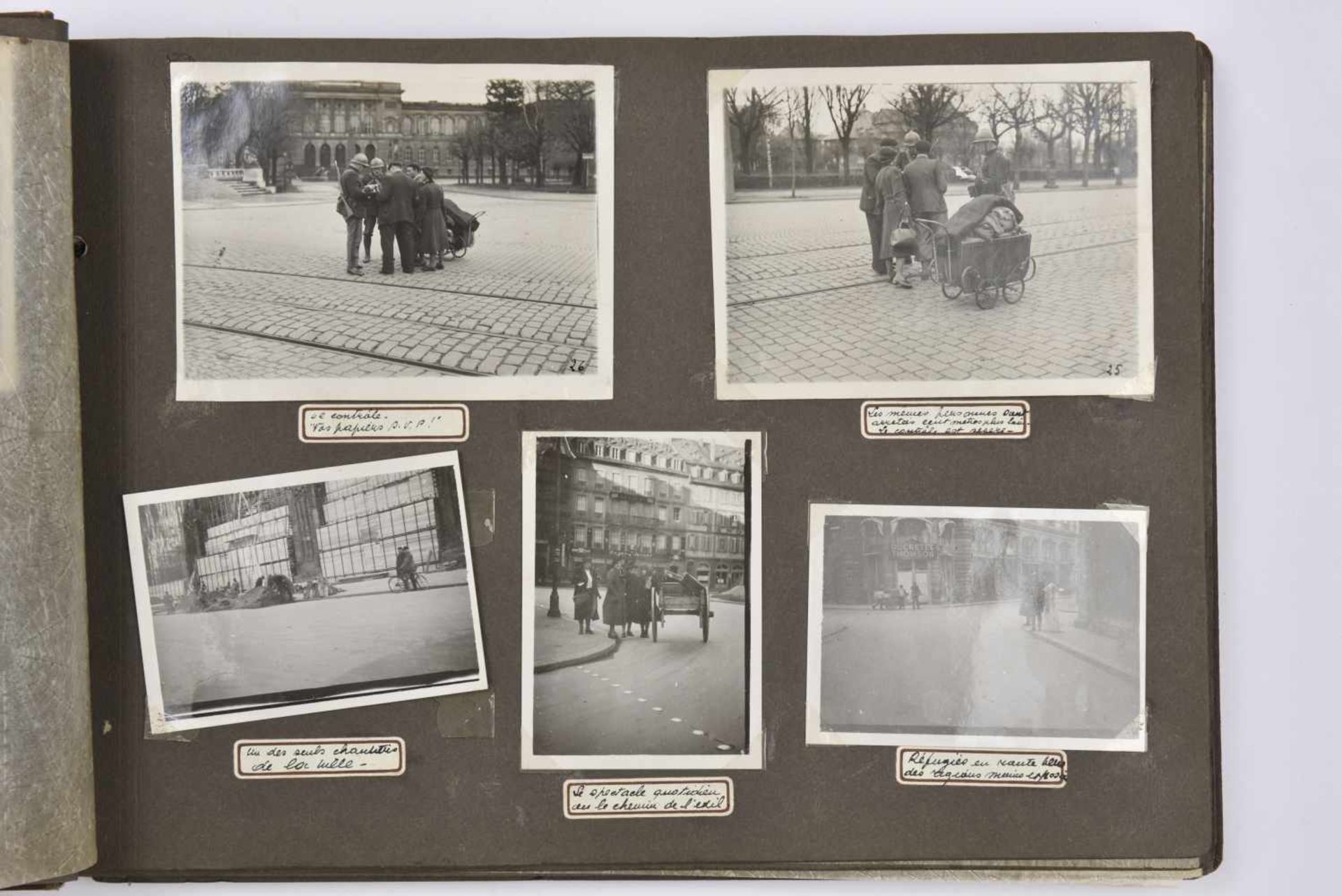 Strasbourg pendant la drôle de guerre Album photos (69 clichés et deux cartes postales) concernant - Bild 7 aus 11