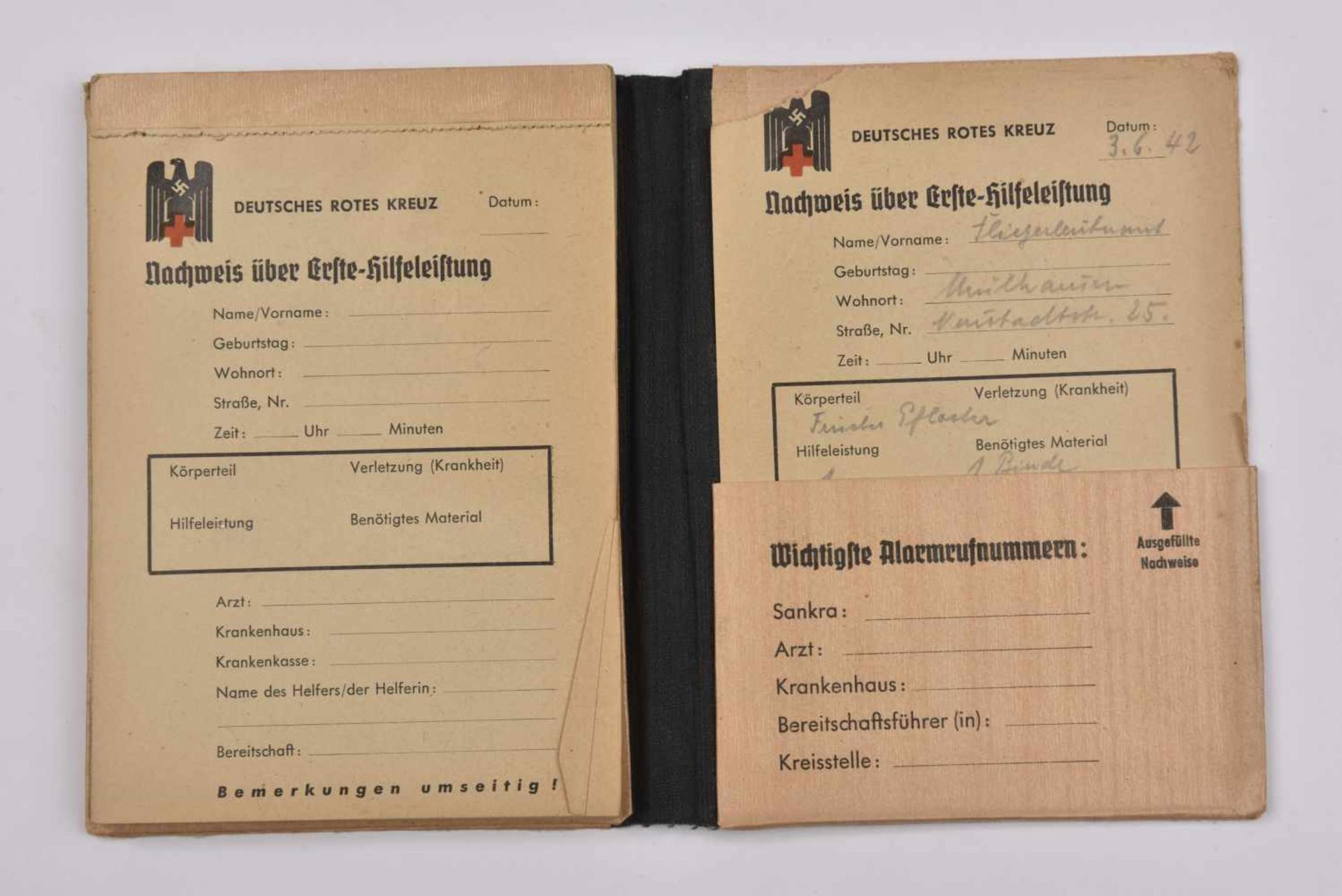 Livres de propagande allemande en Alsace (Colmar, Mulhouse) Lot de 4 livres autour de l'Alsace - Bild 3 aus 7