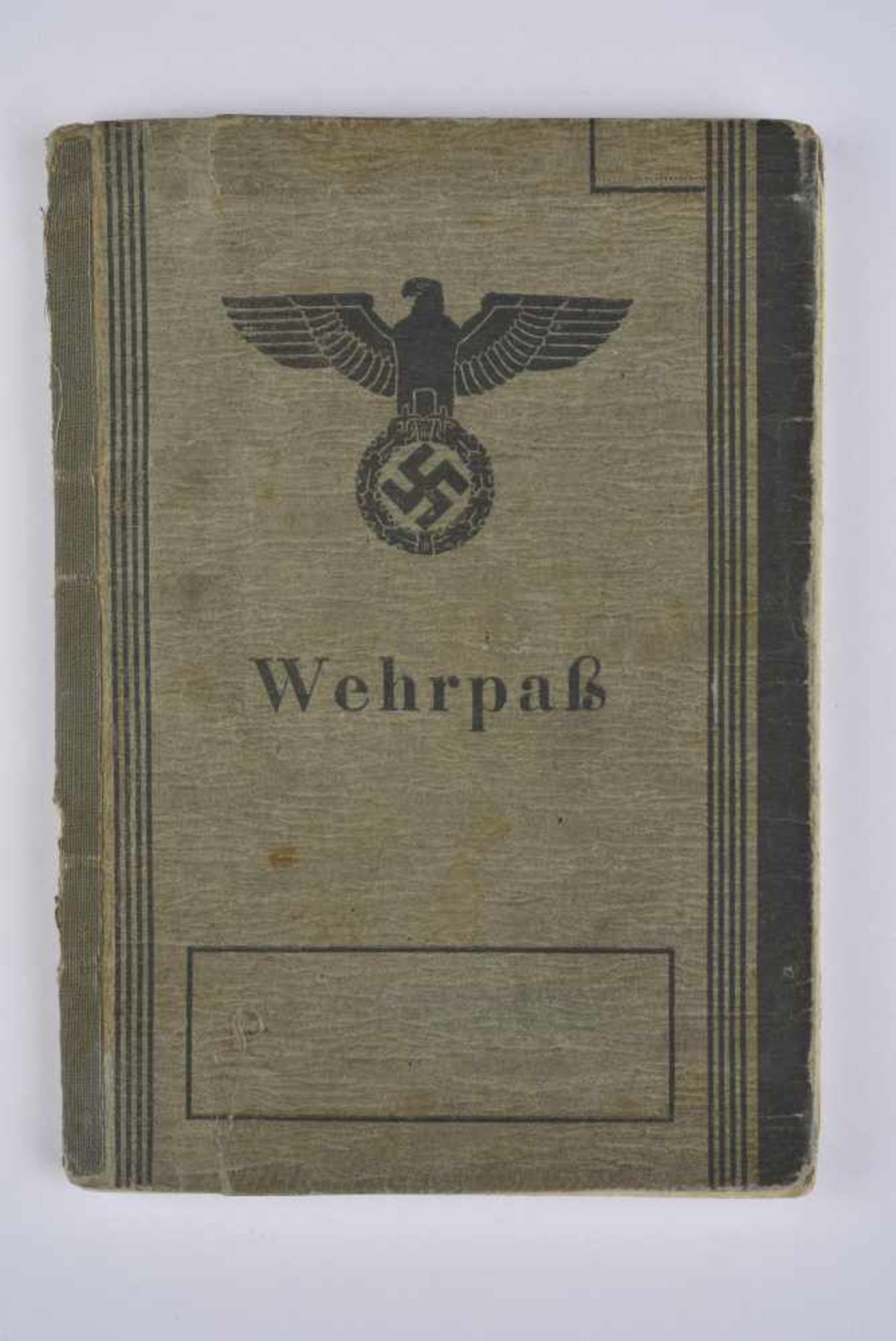 Wehrpass du soldat Karl Streng, incorporé dans la Luftwaffe Livret ouvert le 28 janvier 1944, au nom - Bild 9 aus 9