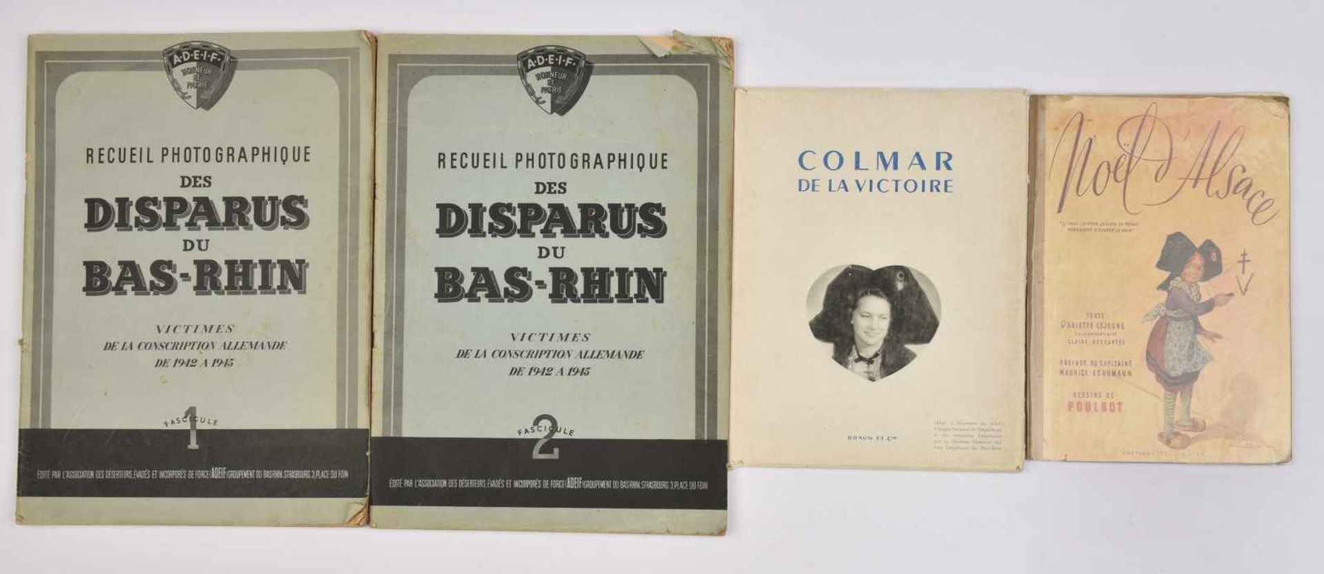 Recueil photographique des Disparus du Bas-Rhin Rare édition originale recensant les disparus du