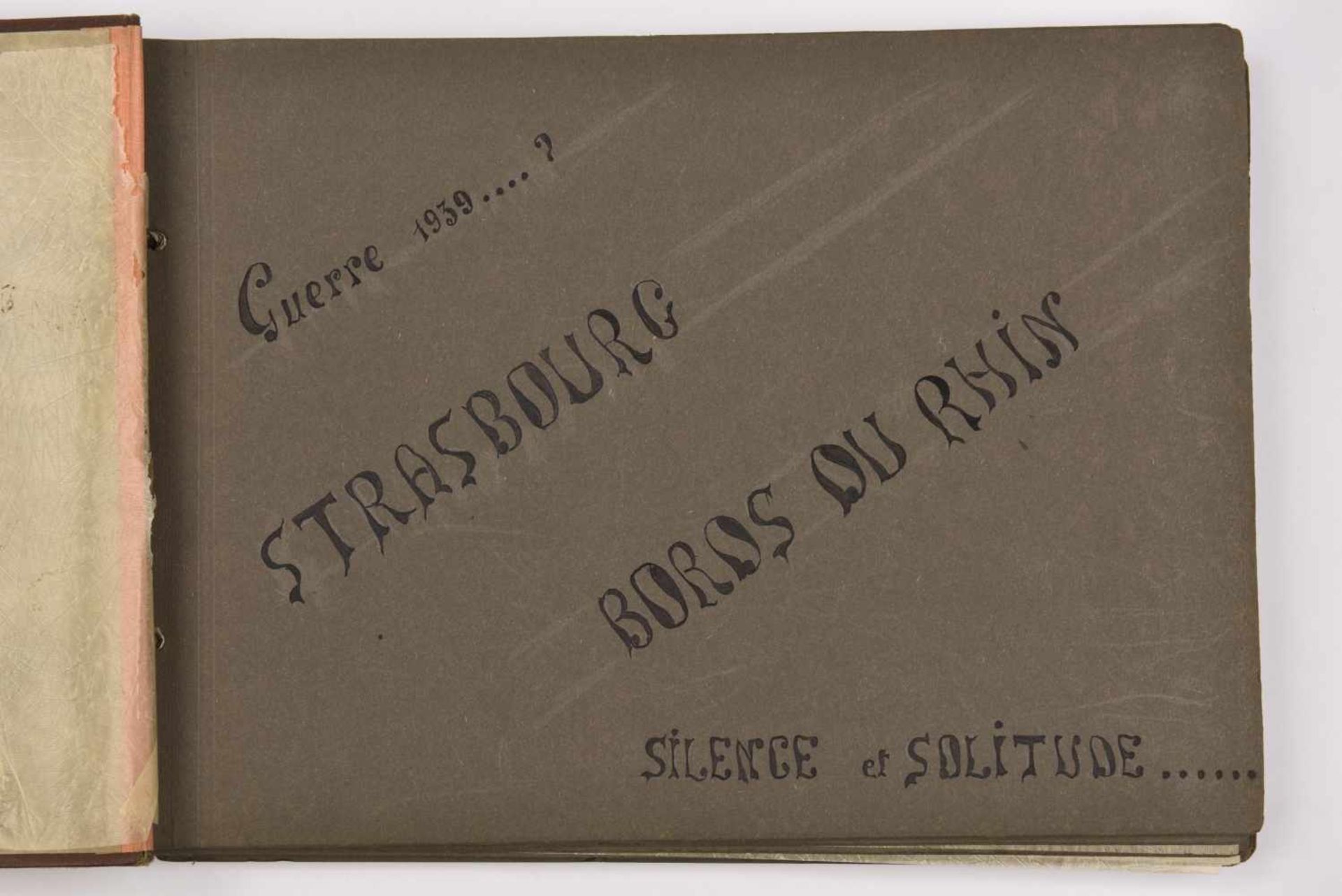 Strasbourg pendant la drôle de guerre Album photos (69 clichés et deux cartes postales) concernant - Bild 5 aus 11
