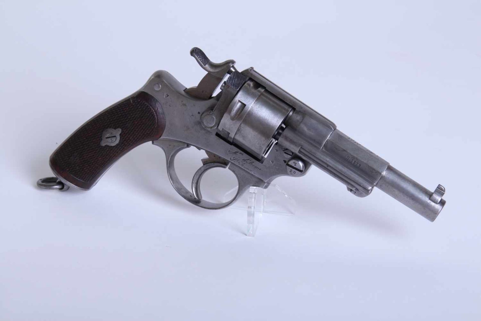 Revolver Mle 1873 règlementaire Catégorie D. N° G97420. Fabrication 1879. Etat dorigine. Mono - Bild 2 aus 4