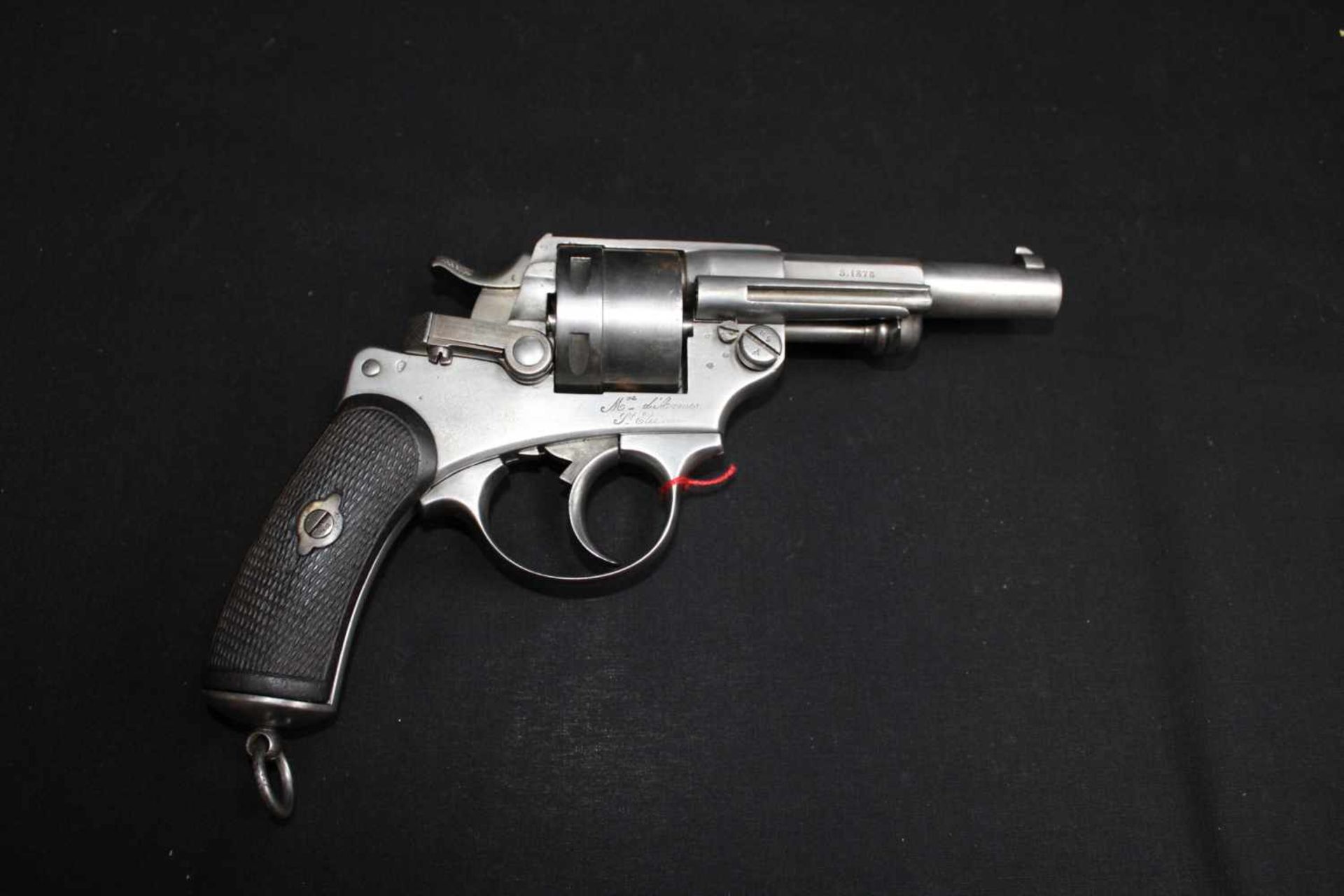 Revolver 1873 de Marine premier contrat. Canon daté S1878, fabrication de la Manufacture d'armes