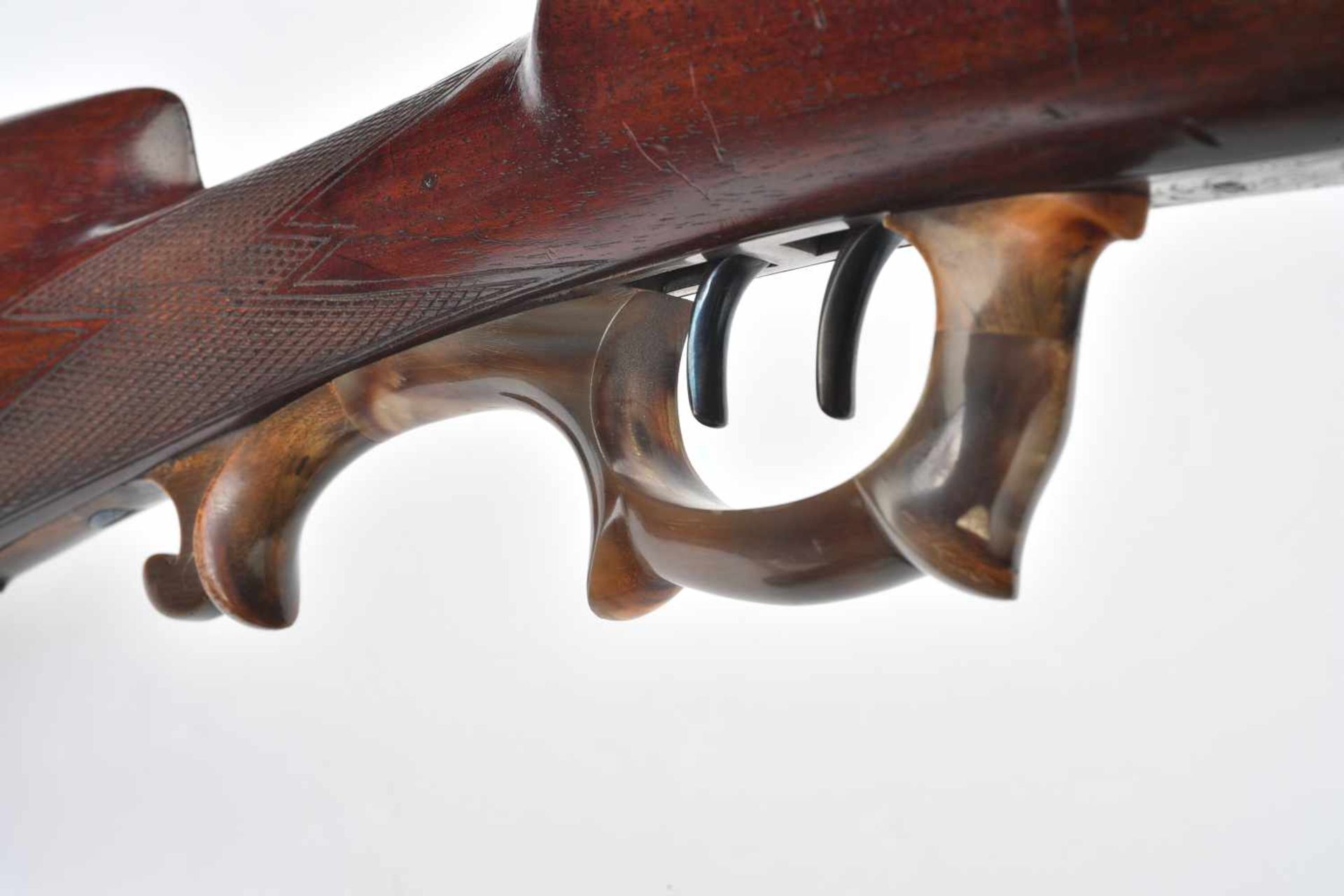 Fusil de chasse à deux canons juxtaposés et à aiguilles type Dreyse . Calibre 12 environ, canons - Image 2 of 3
