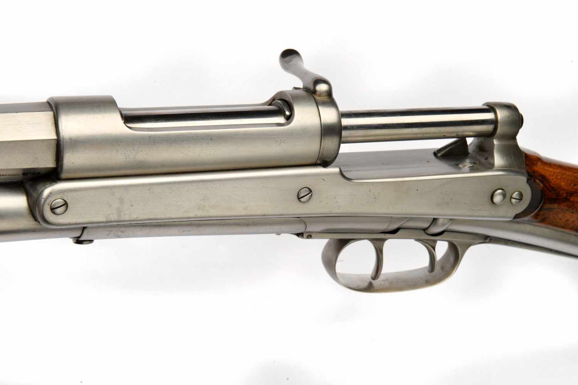 Prototype de fusil de chasse mono-canon semi-automatique. Calibre 16. Il sagit dune arme - Bild 2 aus 4