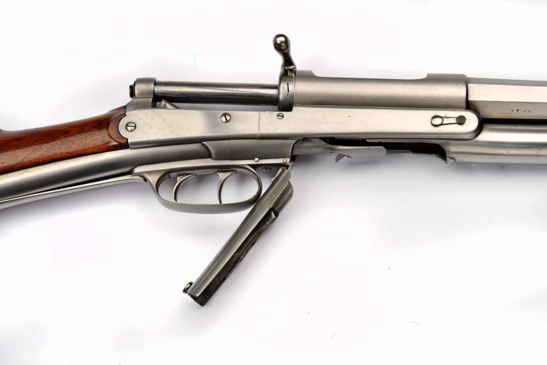 Prototype de fusil de chasse mono-canon semi-automatique. Calibre 16. Il sagit dune arme - Bild 4 aus 4