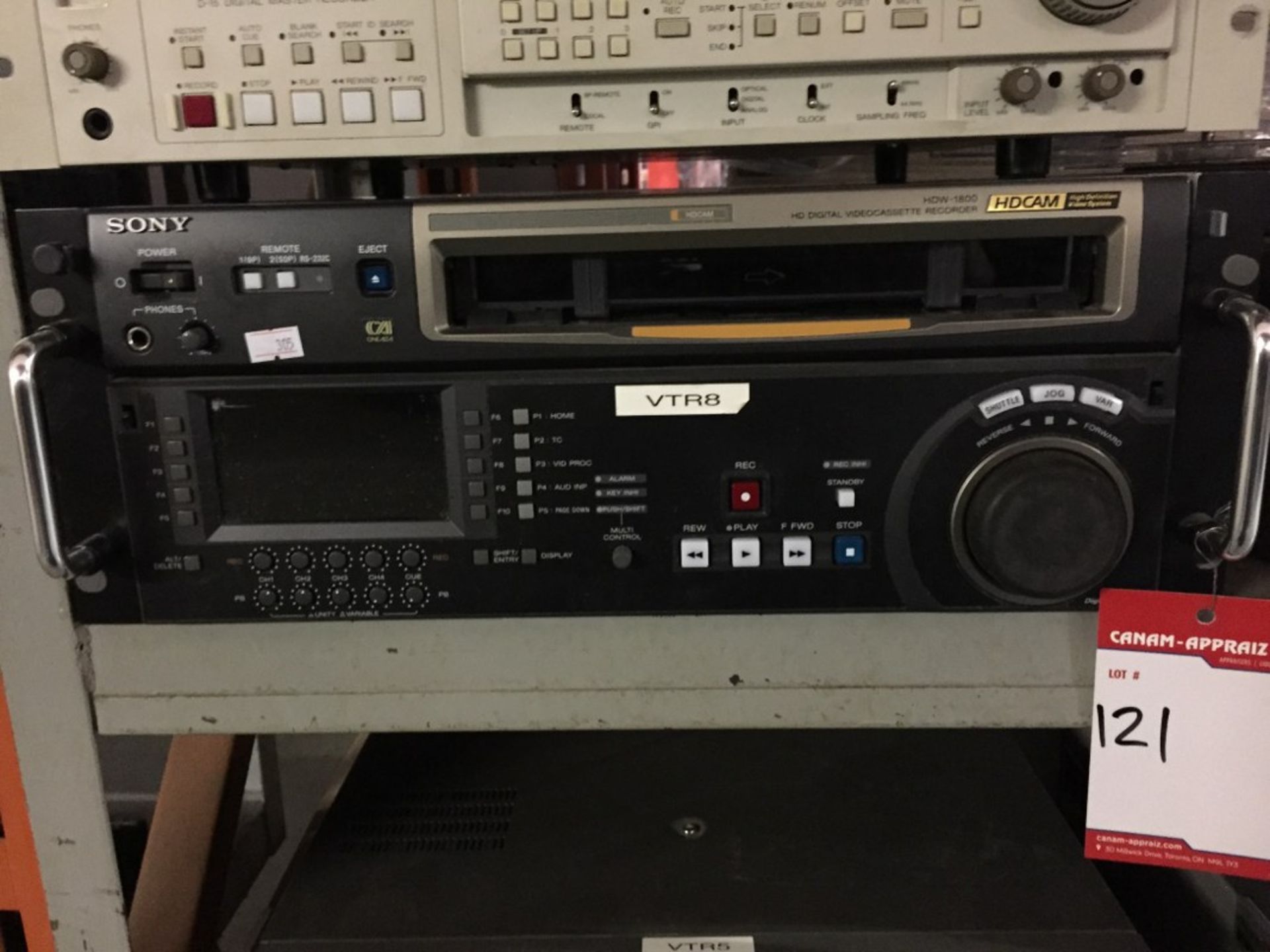 SONY HDW-1800 HD VIDEO CASSETTE RECORDER HD CAM