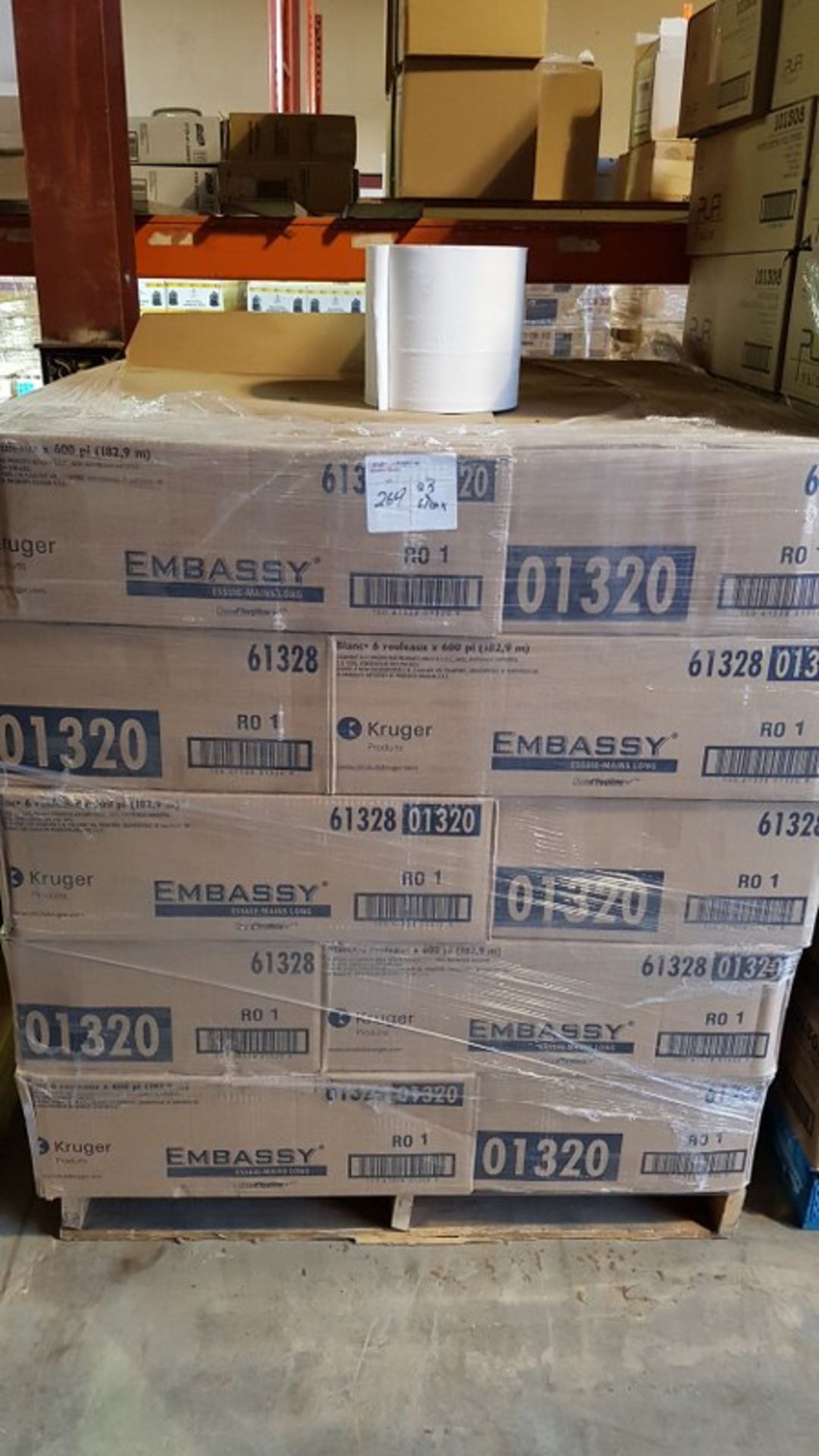 KRUGER EMBASSY LONG ROLL TOWEL - 25 BOXES x 6/BOX