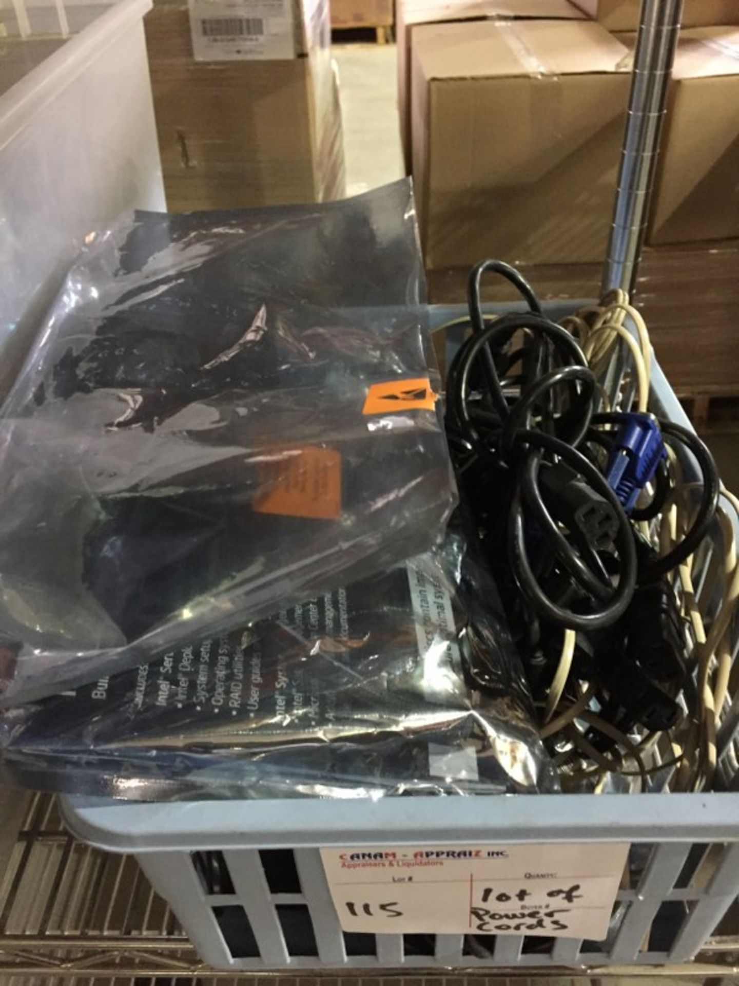 LOT OF POWER CORDS