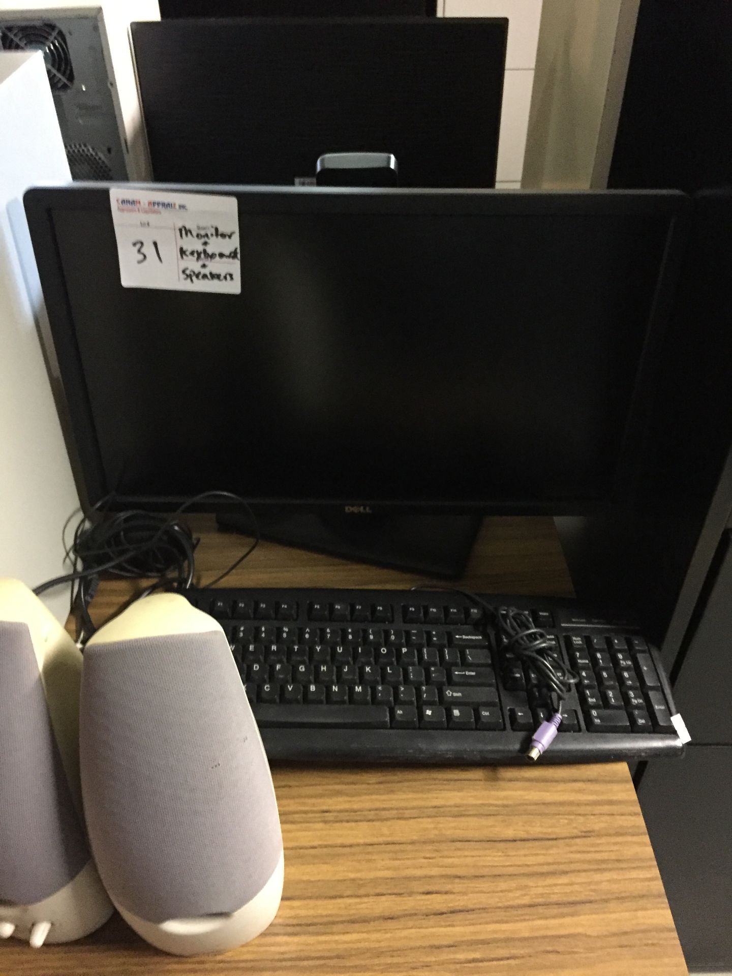 DELL OPVKYP 23" MONITOR, KEYBOARD, MOUSE AND SPEAKERS - 1PC