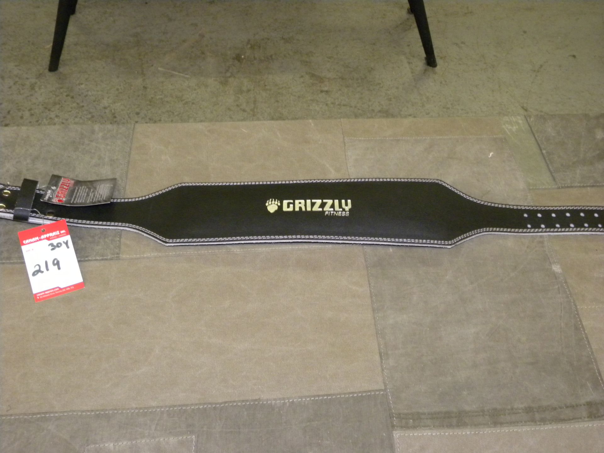 GRIZZLY FITNESS LEATHER EXTRA LARGE LIFTING BELT