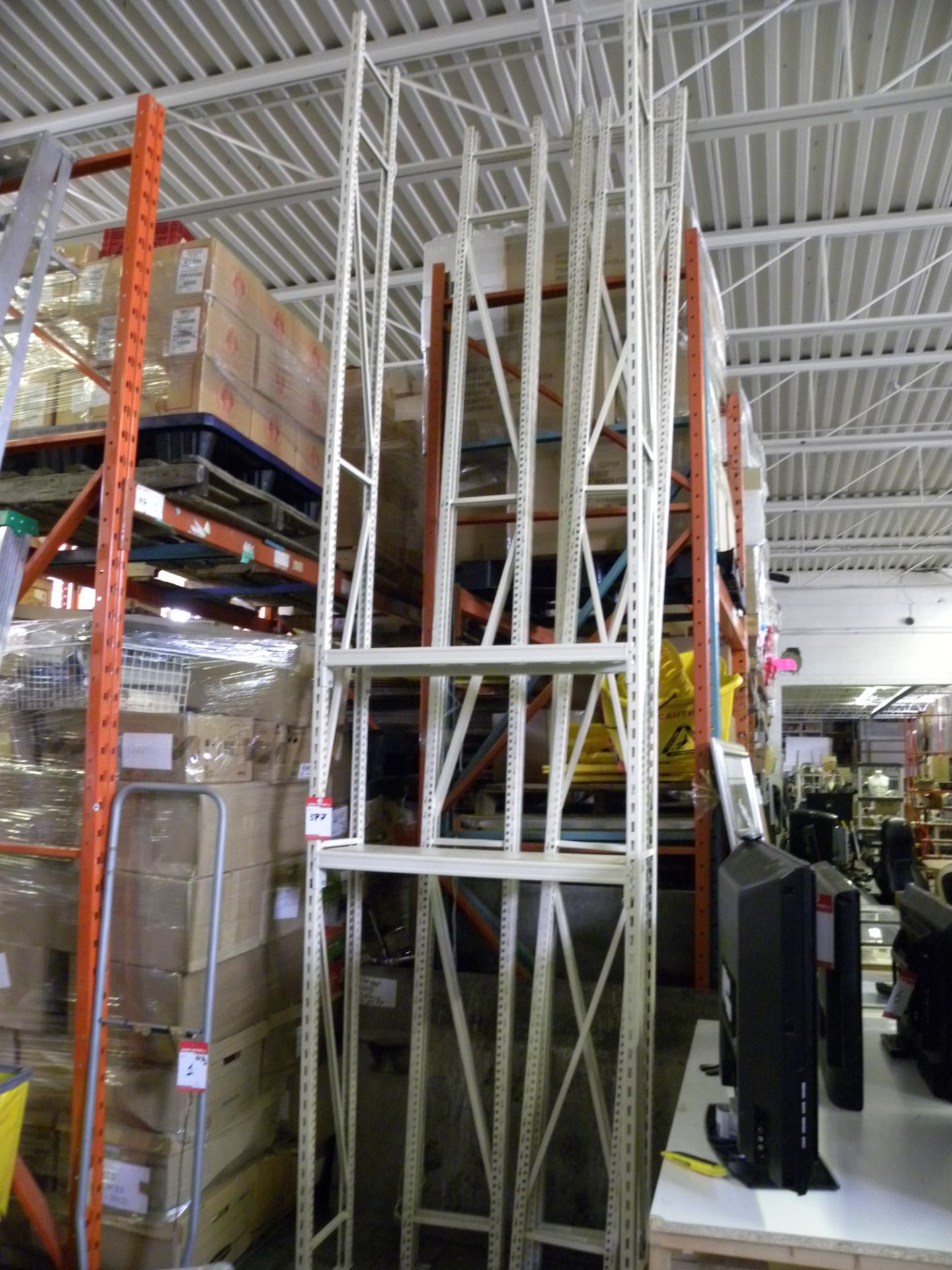 LIGHT DUTY INDUSTRIAL RACKING 14FT X 12 SECTIONS