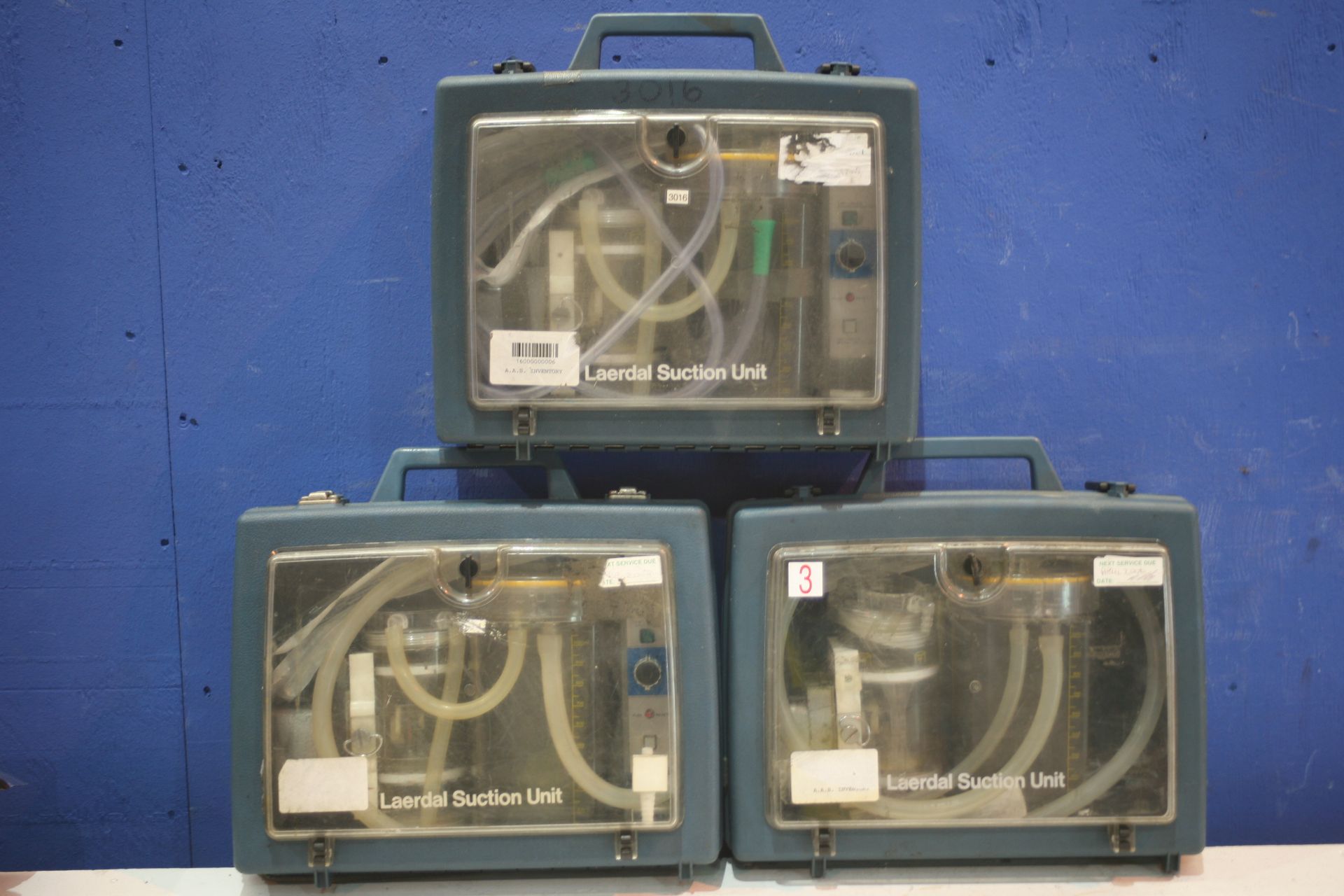 3x Laerdal Suction Unit