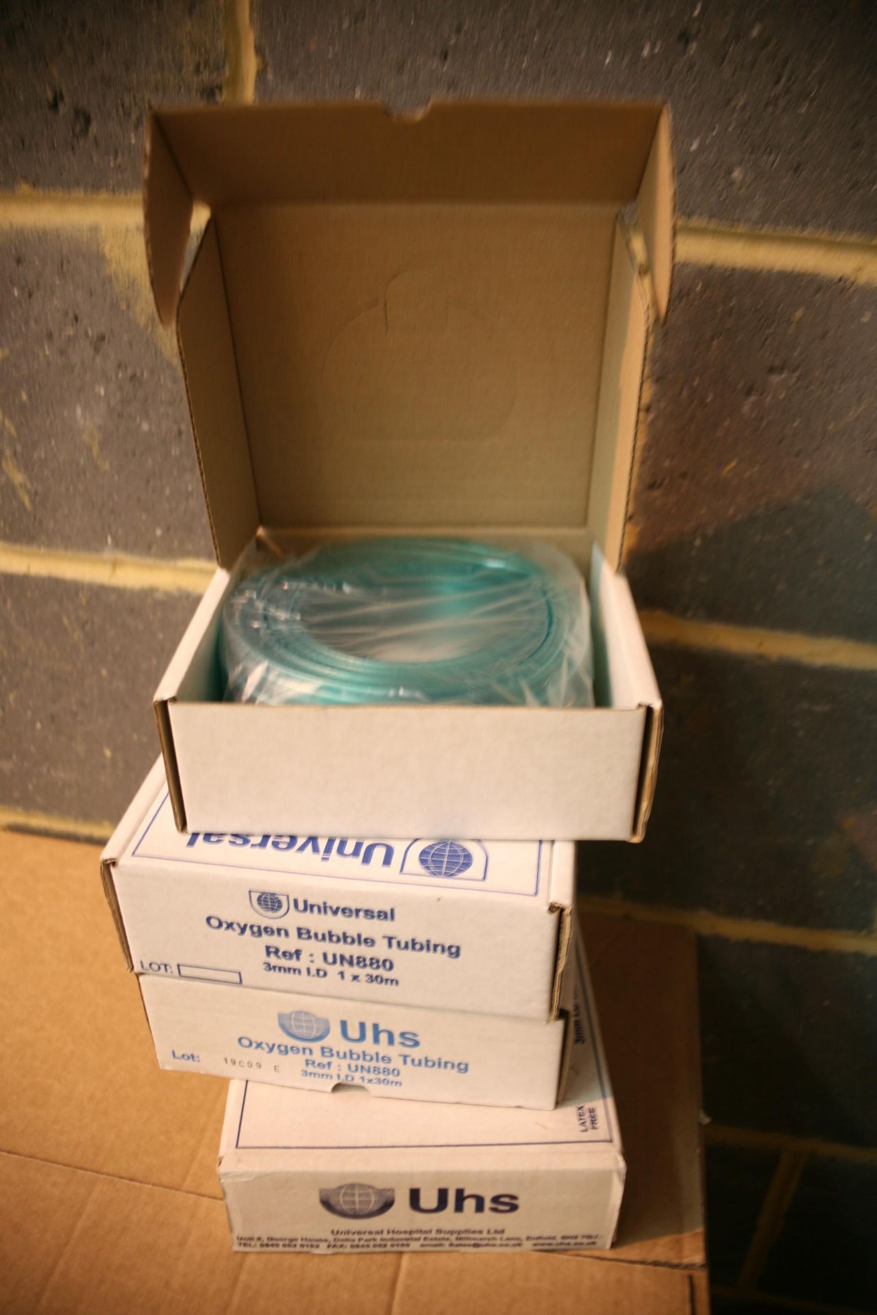 4x Box Of UHS Oxygen Bubble Tubing
