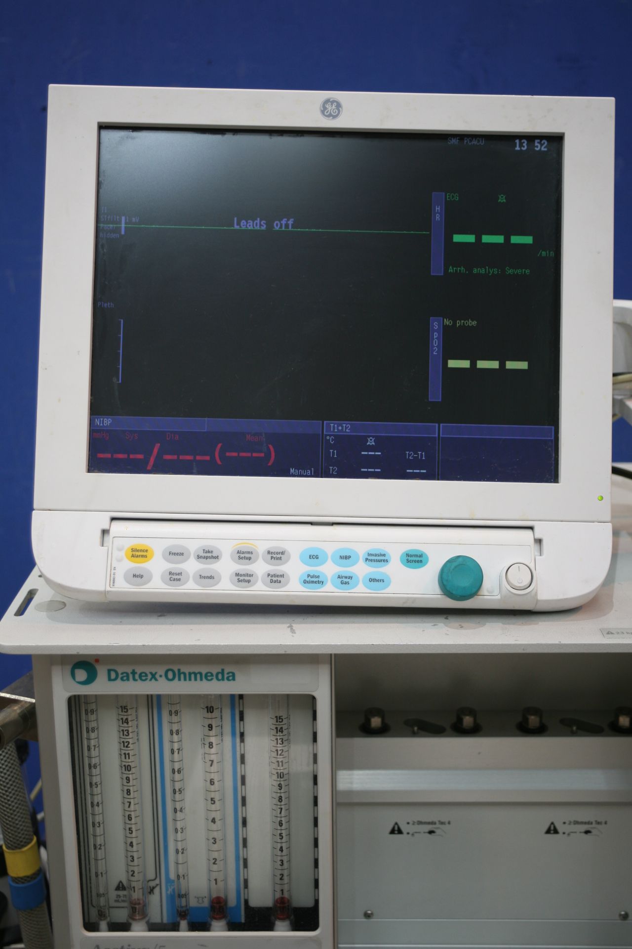 Datex Ohmeda Aestiva/5 Anaesthesia Trolley With Datex Ohmeda S/5 Monitor And Blease Alarm - Image 3 of 3