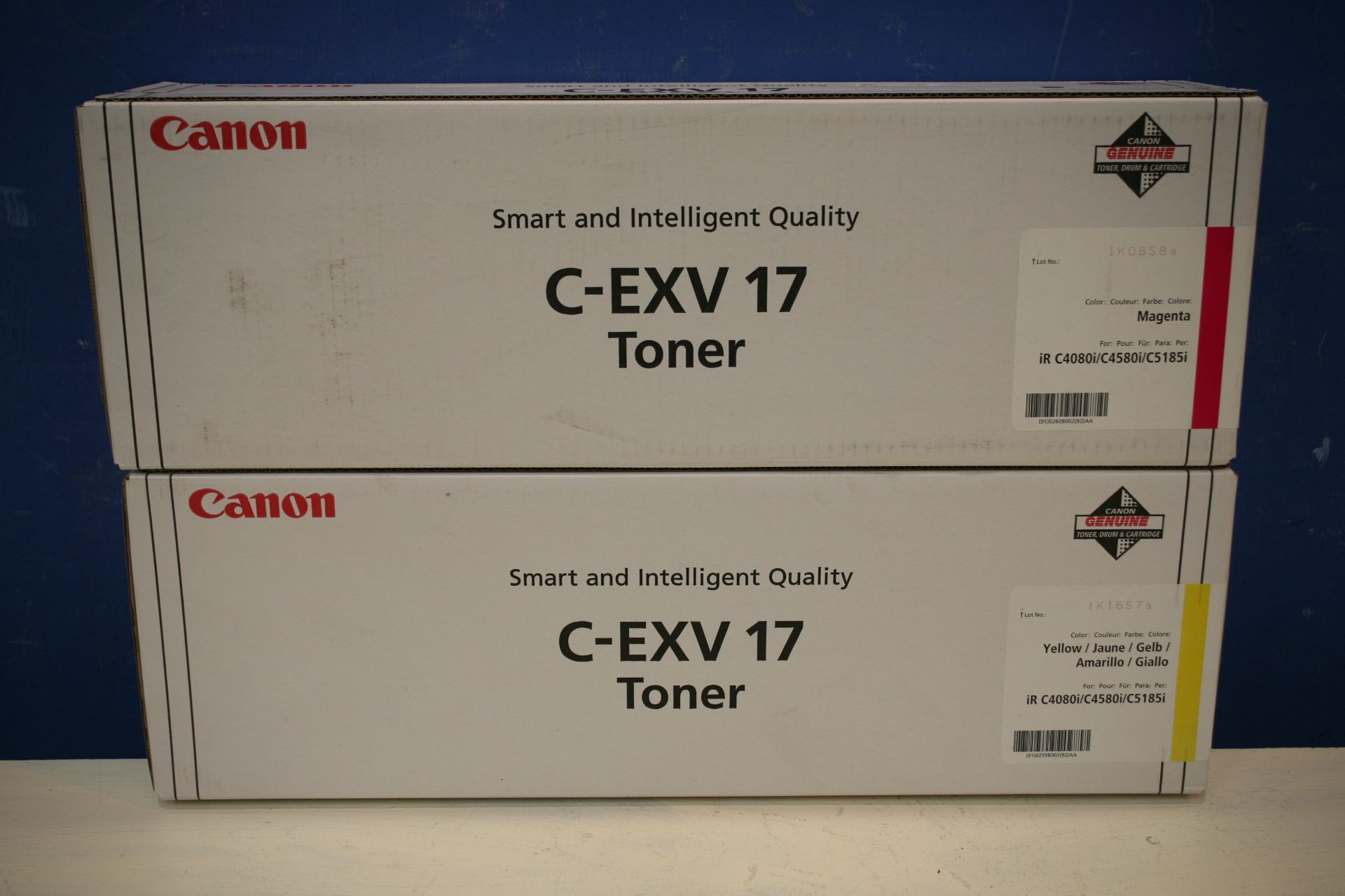 2x Canon Smart and Intelligent Quality C-EXV 17 Toner