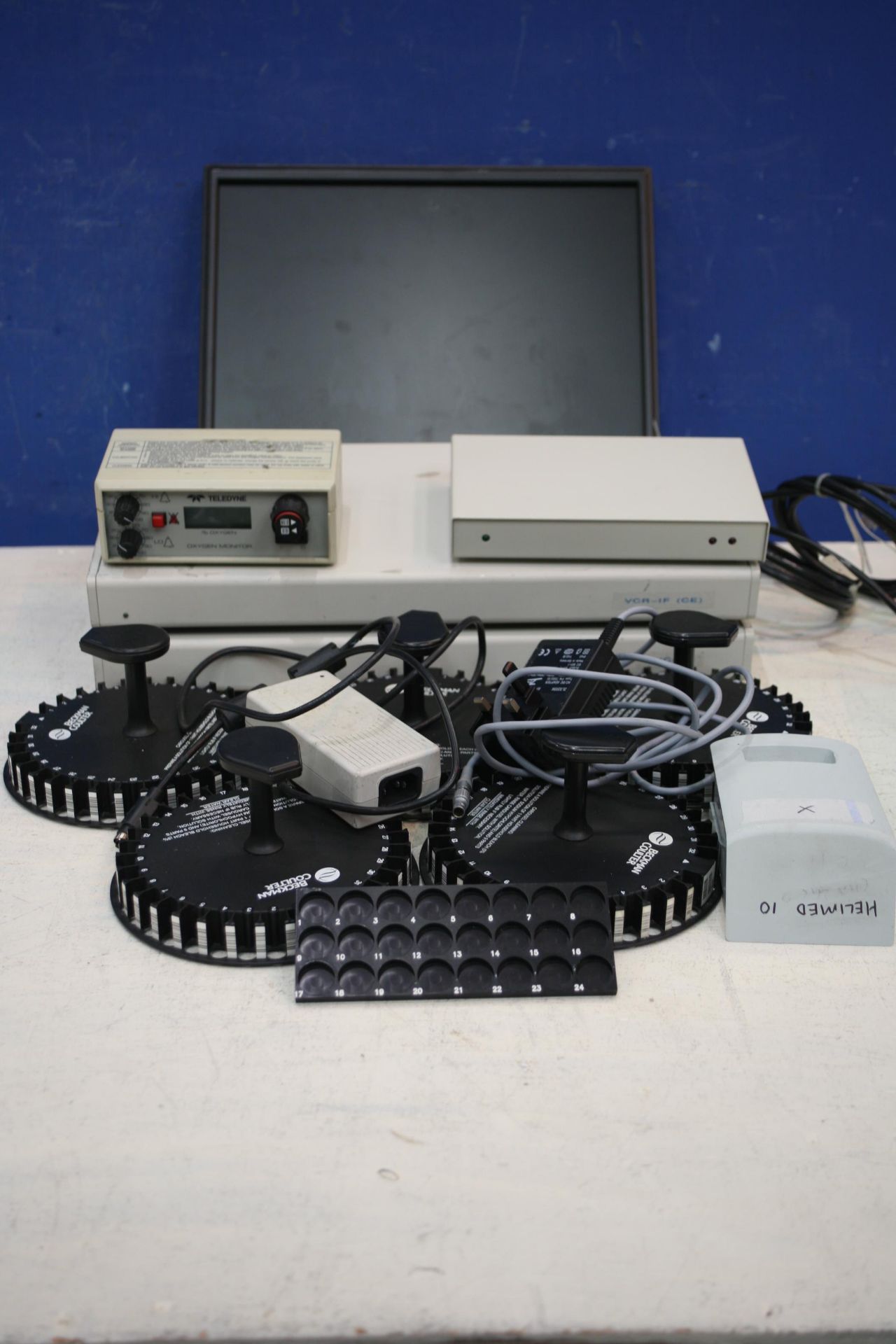 Charter Kontron Monitor With Bildsystem VCR-IF And Bildsystems VSC 36 SHC Scan Converter