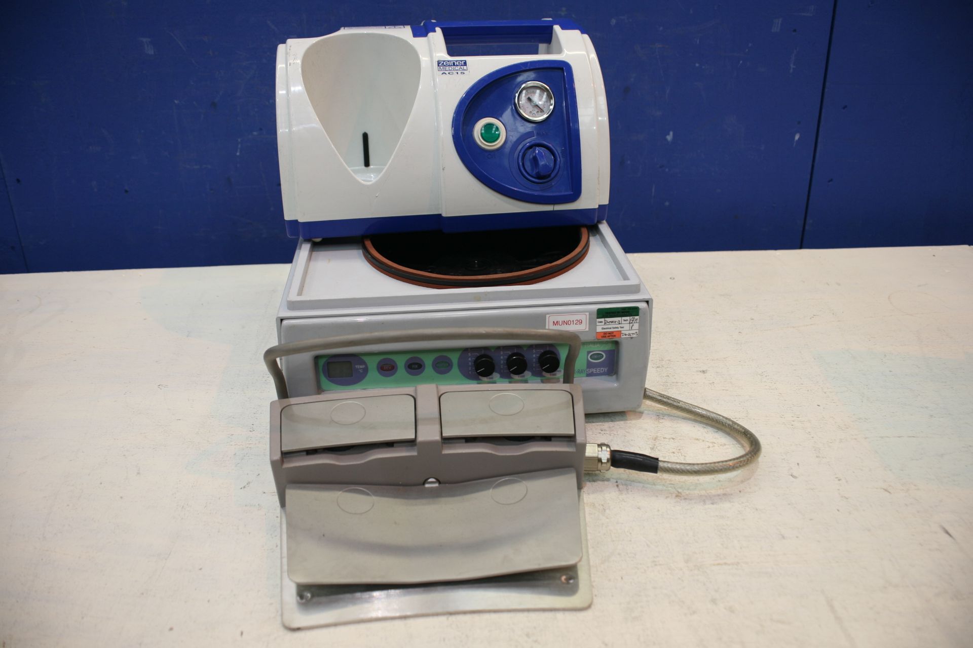 Zeiner Medical AC15 Suction Unit With Footswitch And X-Ray Speedy Start Italia