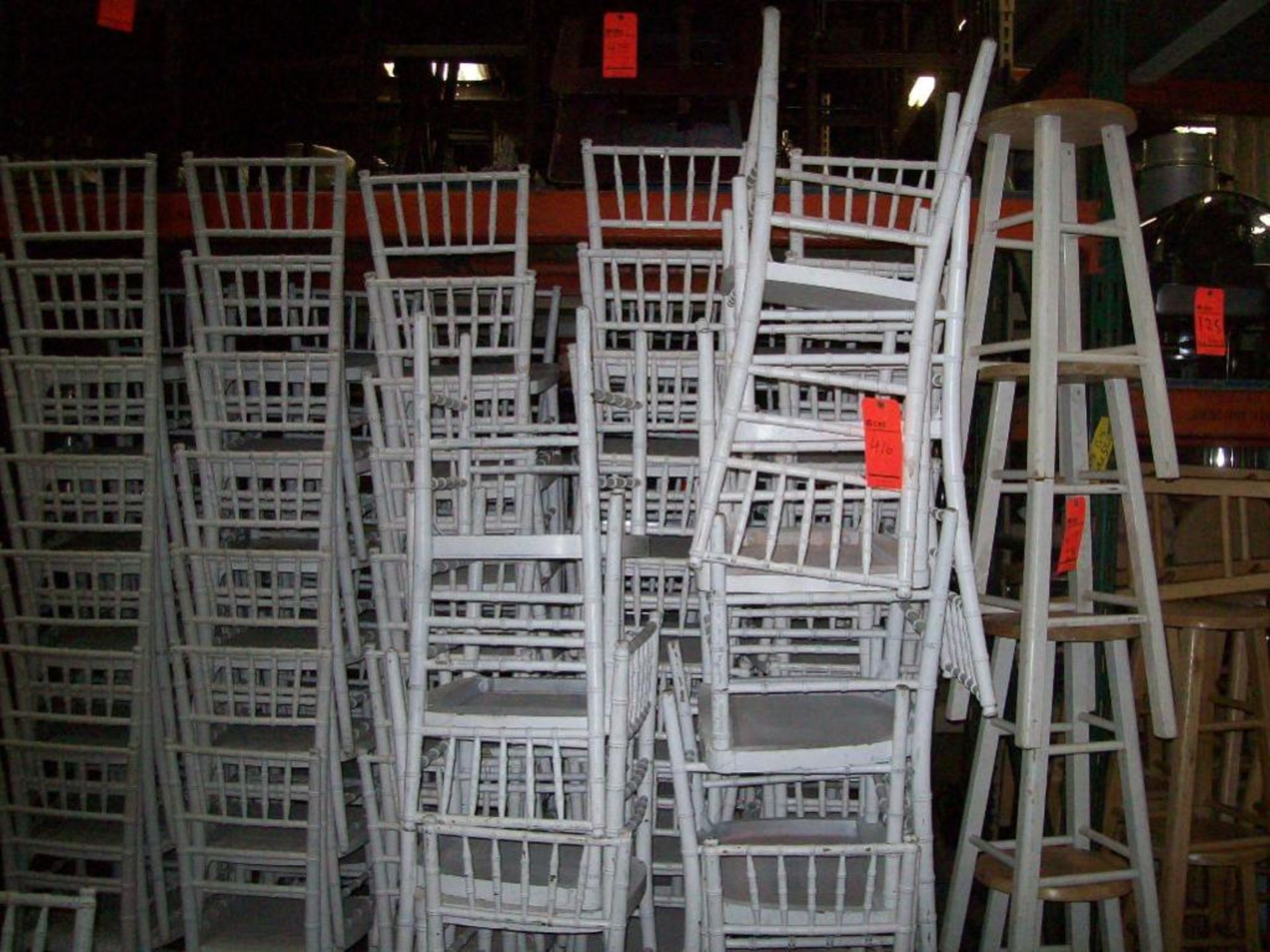 White Chavari chairs - Image 2 of 3
