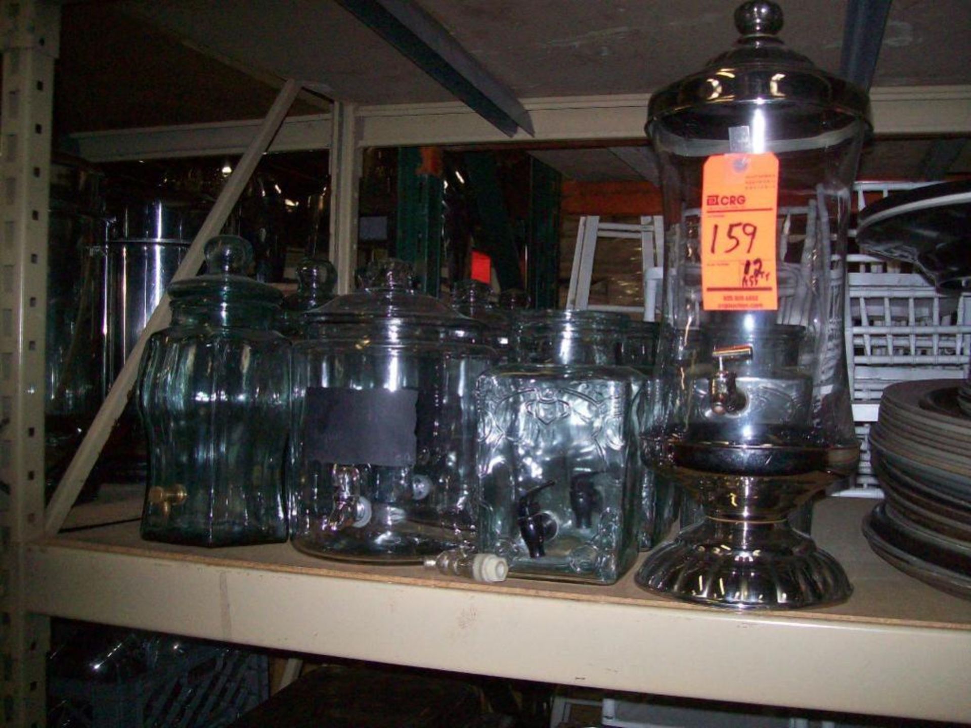 Assorted glass beverage dispensers - Image 2 of 2