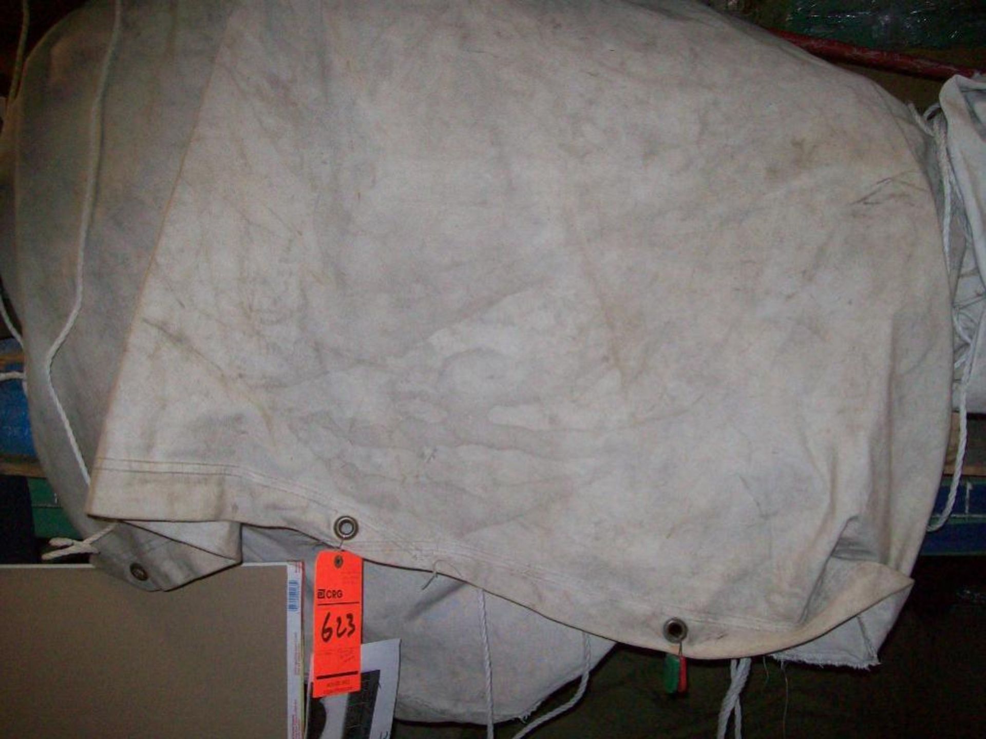 Anchor 30' x 60' white century tent, complete with top poles, stakes, and straps, no wall, A/B grade - Image 3 of 3